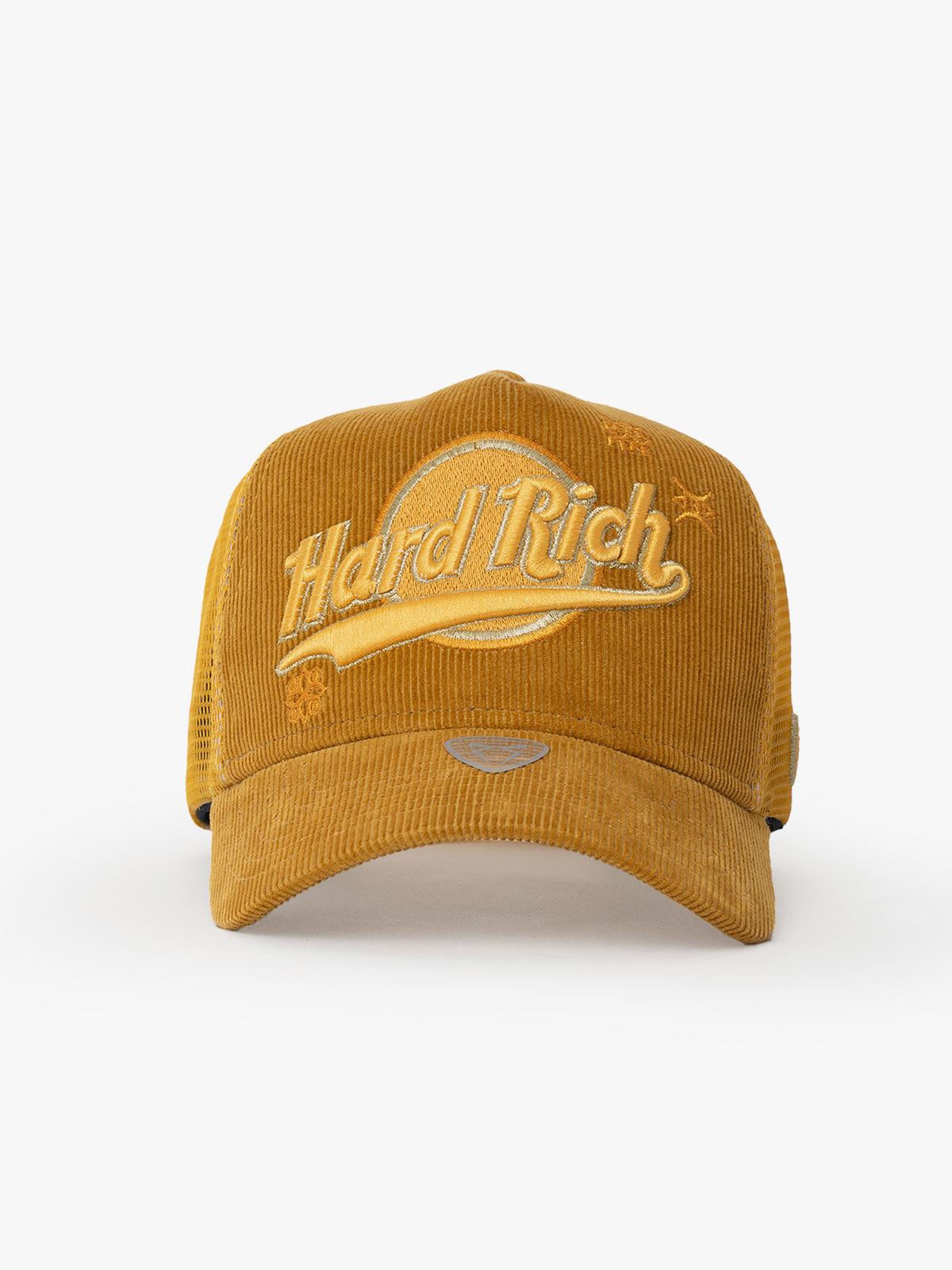RustandRich - Trucker Hat-Hard Collection-Hard Rich - Kadın Erkek - Sarı