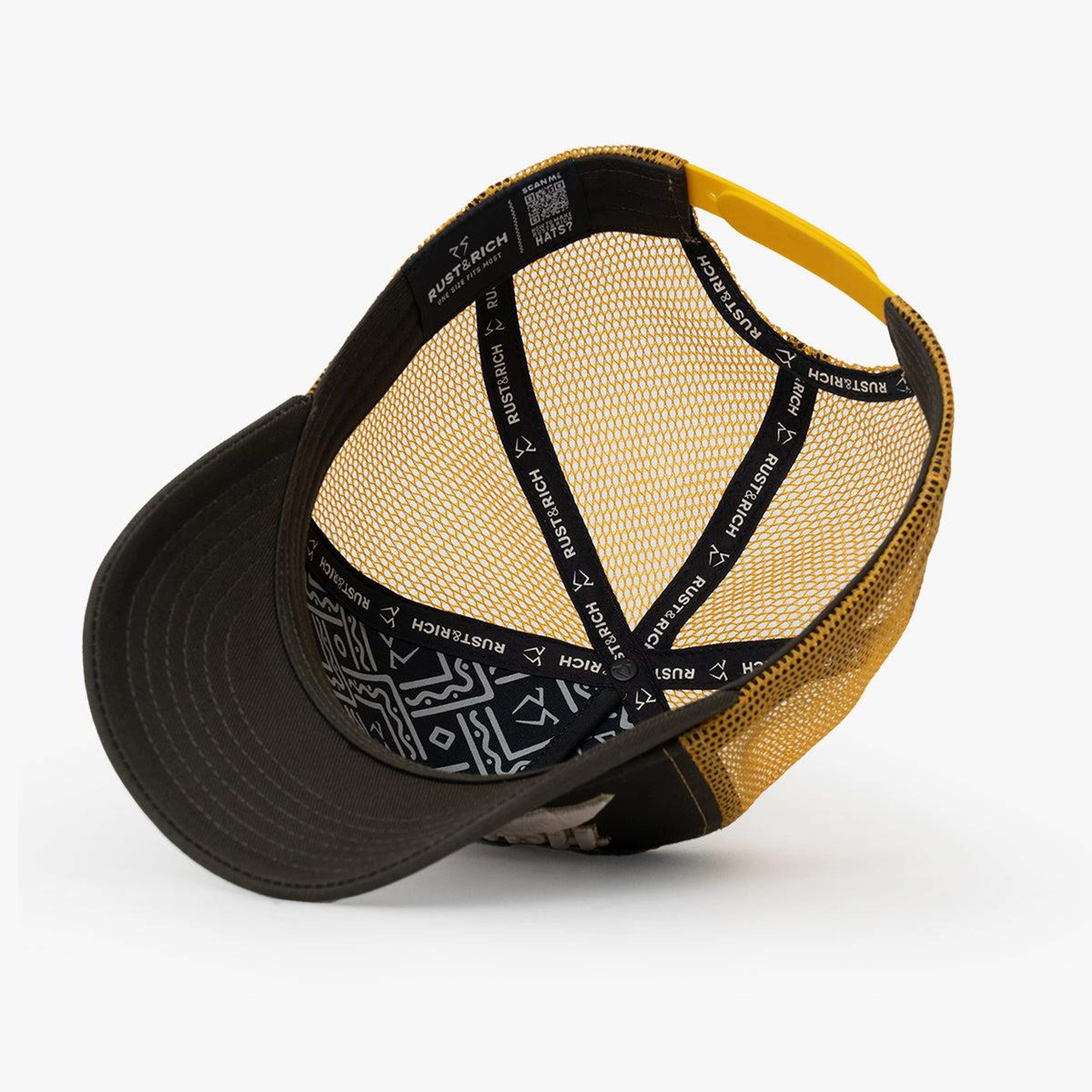 RustandRich - Trucker Hat-Hard Collection-Hard Jazz - Kadın Erkek - Haki