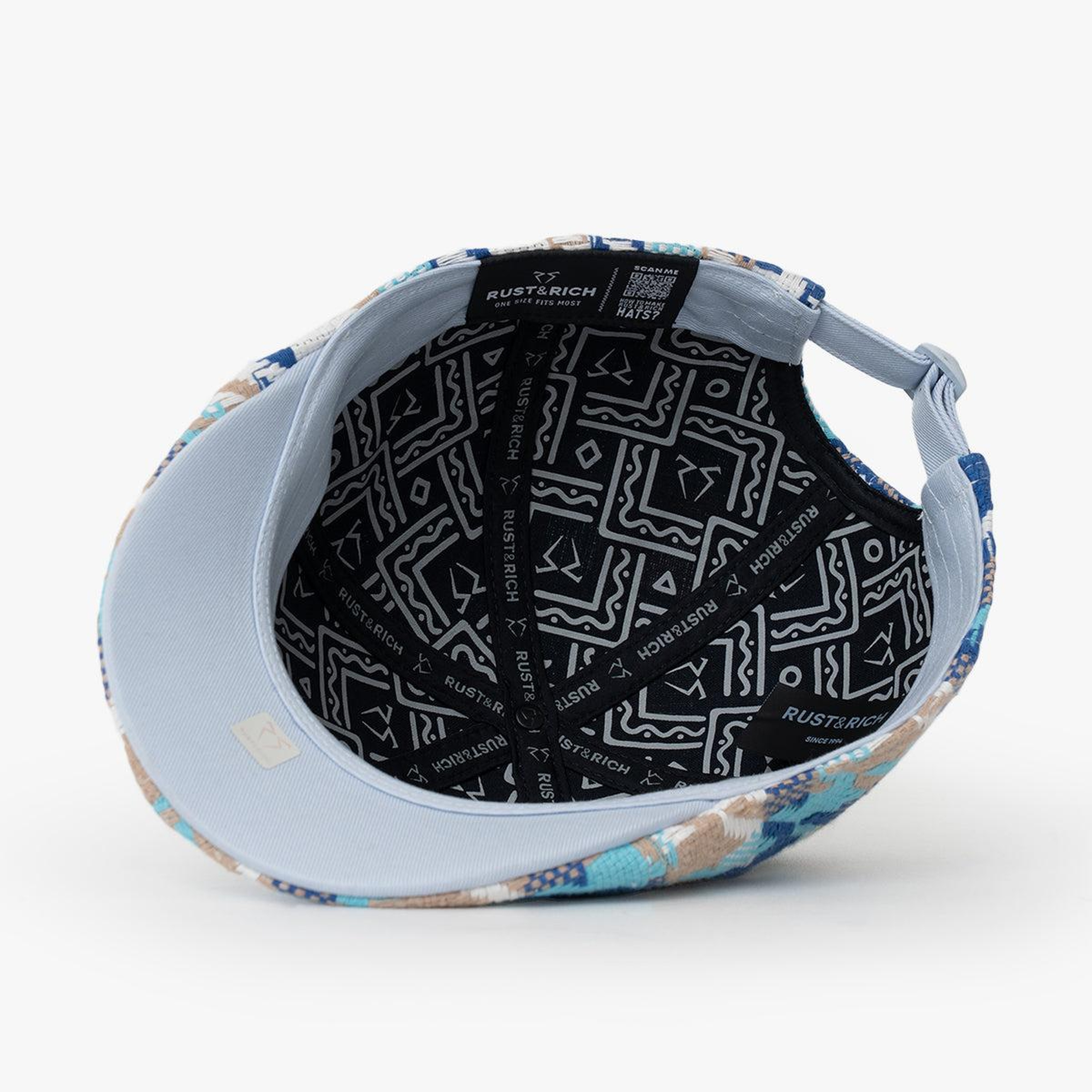 RustandRich - Casket Hat-Urban Collection-Born In Earth - Kadın Erkek - Mavi