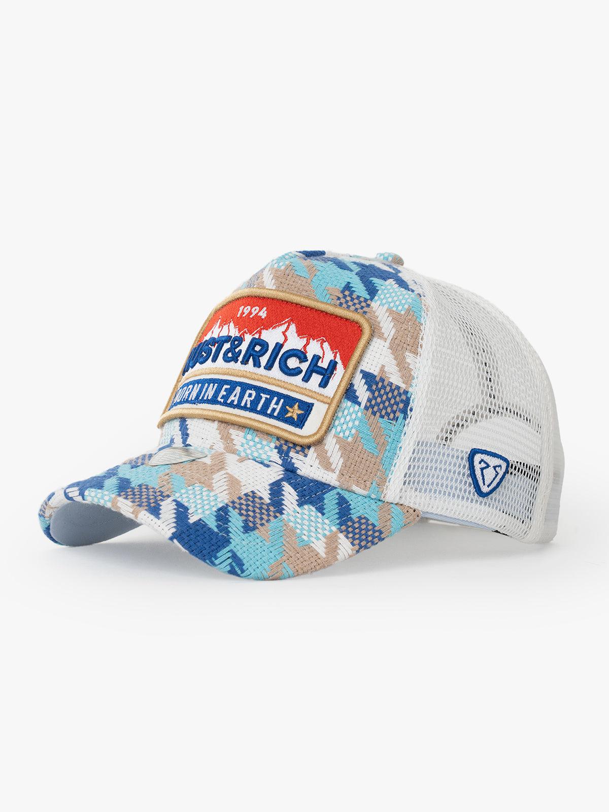 RustandRich - Trucker Hat-Urban Collection-Born In Earth - Kadın Erkek - Mavi