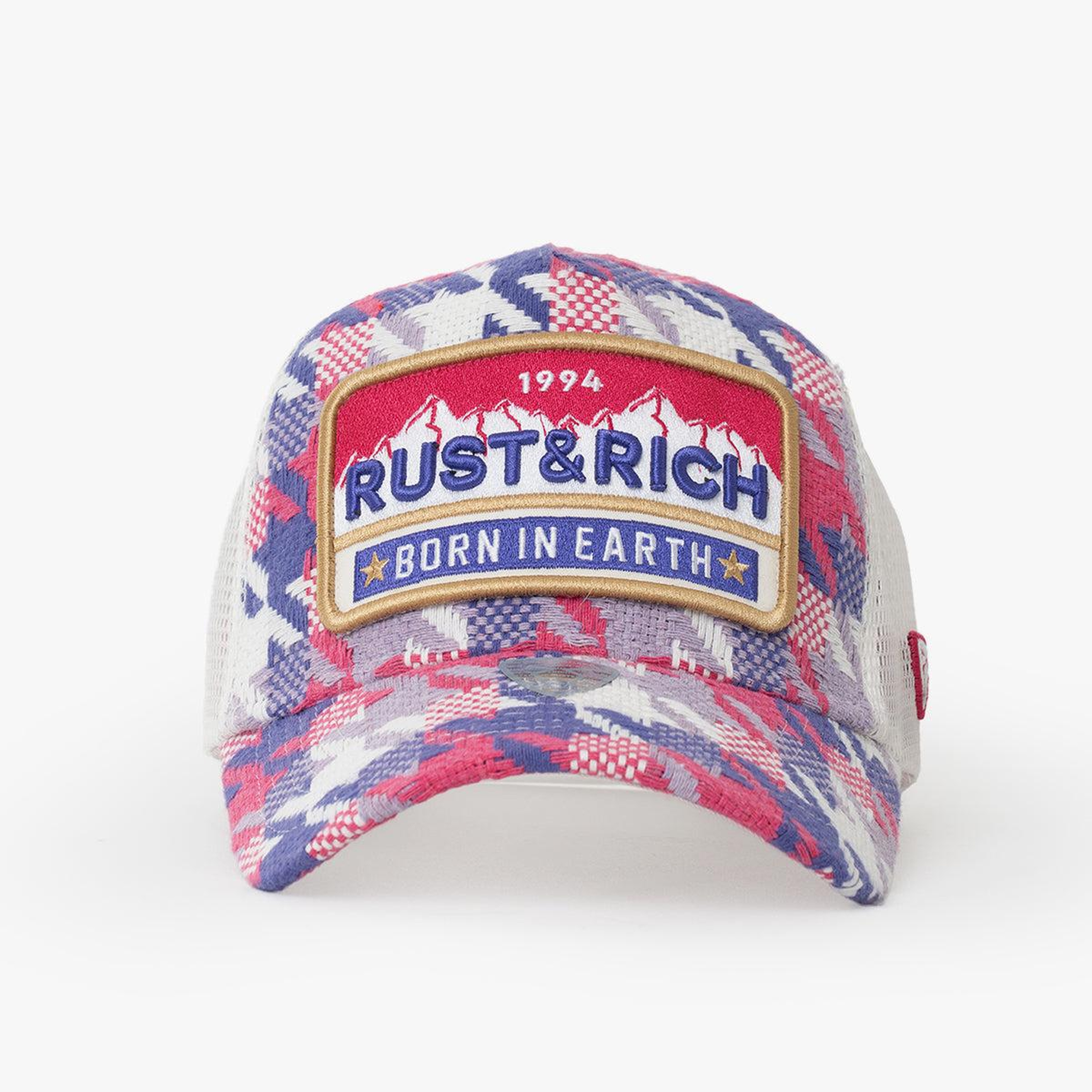 RustandRich - Trucker Hat-Urban Collection-Born In Earth - Kadın Erkek - Pembe