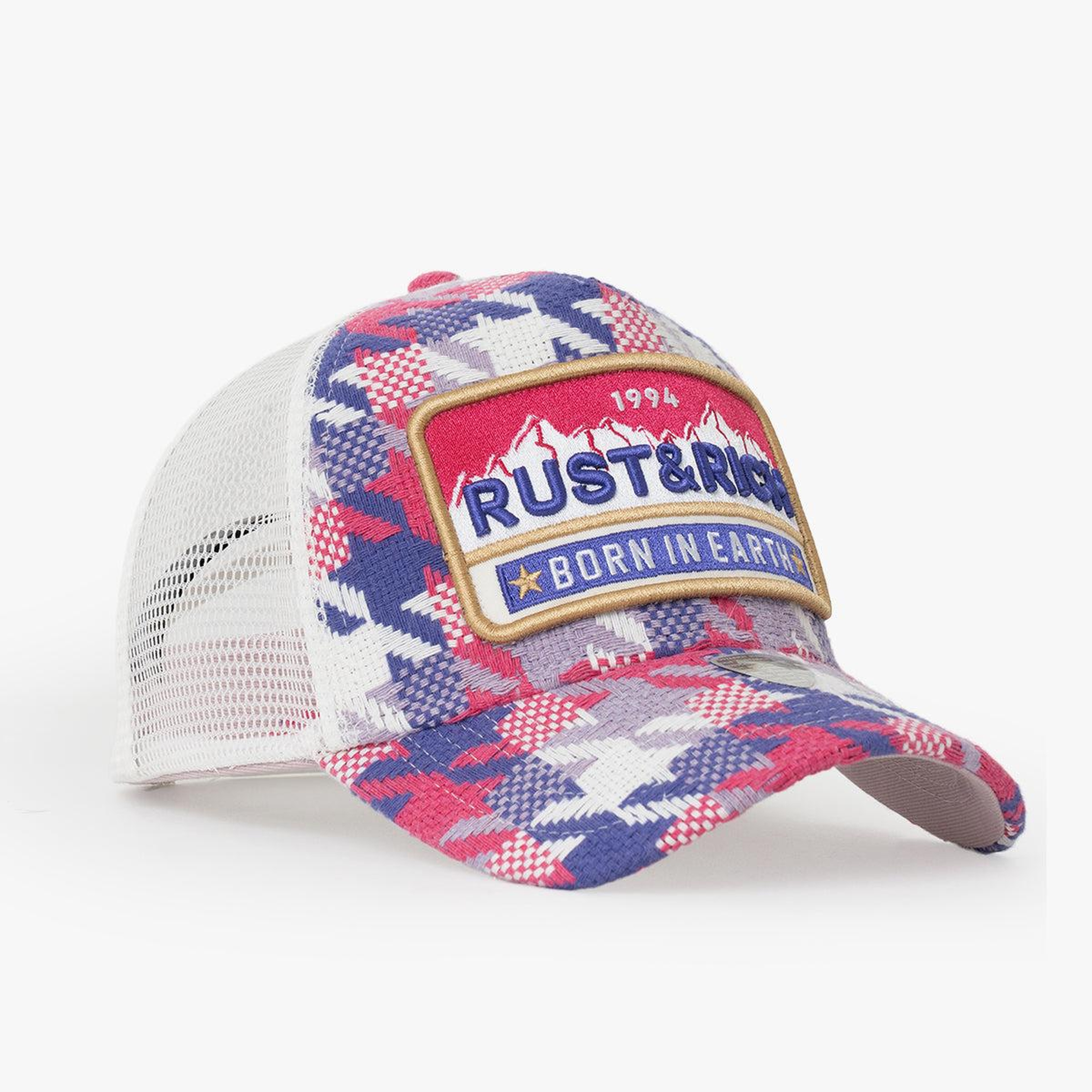 RustandRich - Trucker Hat-Urban Collection-Born In Earth - Kadın Erkek - Pembe