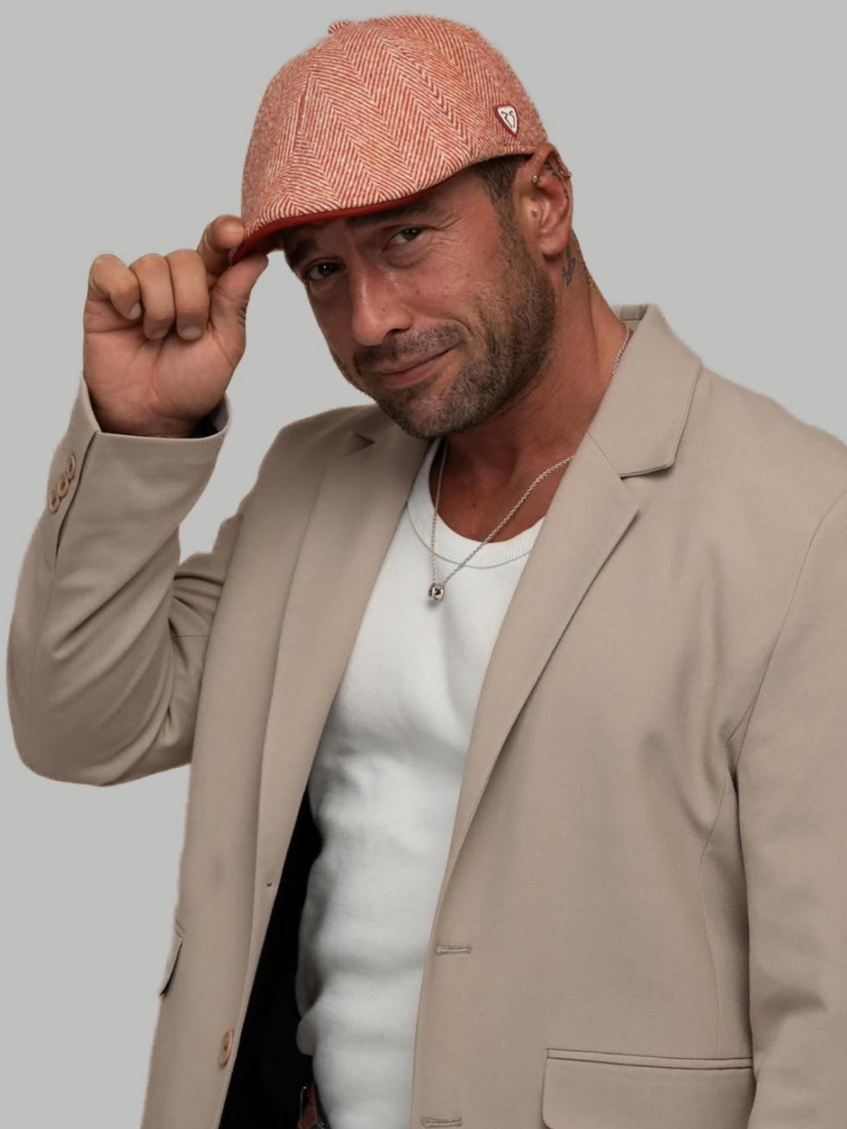 RustandRich - Casket Hat-City's Collection-Tokyo - Kadın Erkek - Kiremit