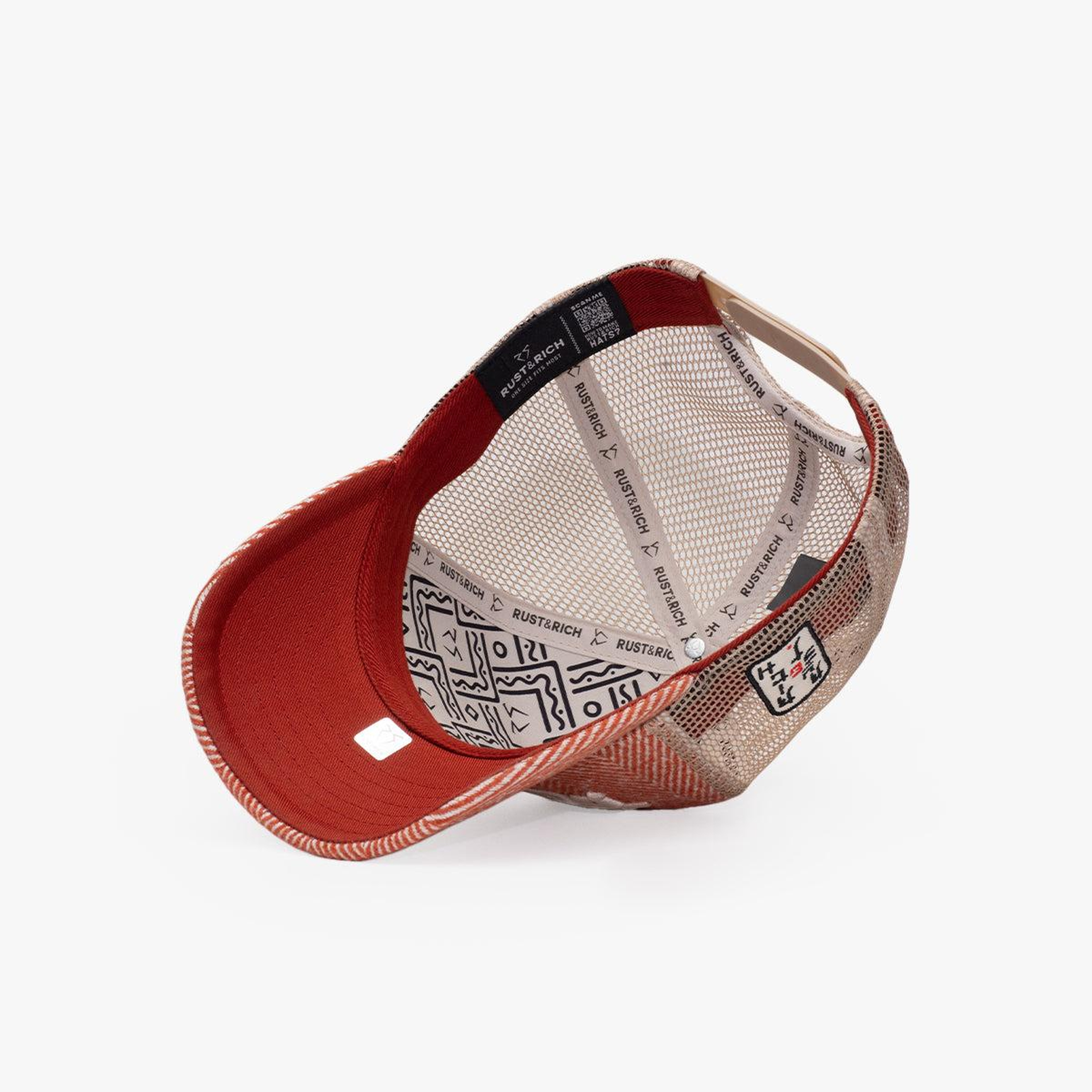 RustandRich - Trucker Hat-City's Collection-Tokyo - Kadın Erkek - Kiremit