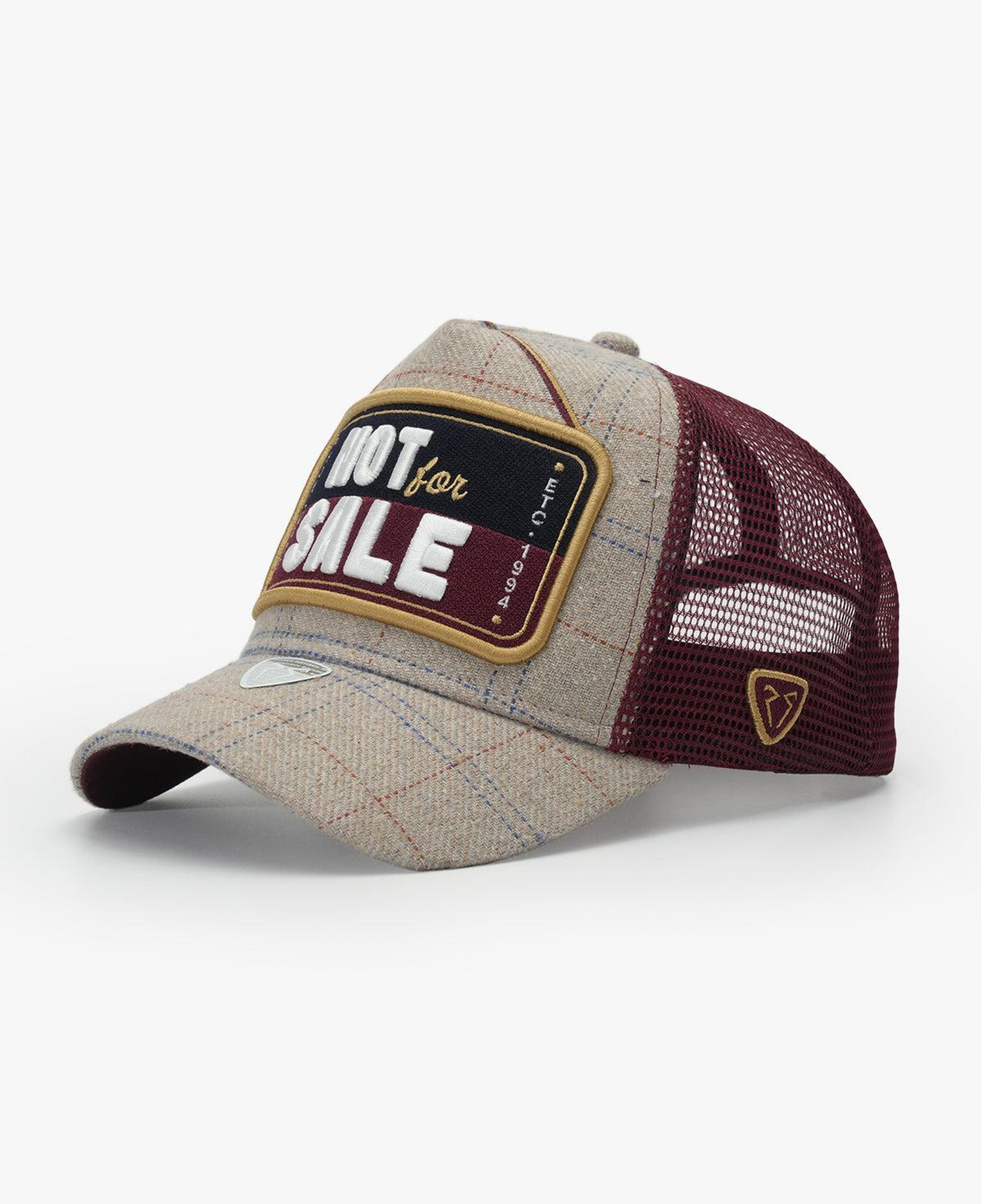 RustandRich - Trucker Hat-Motto Collection-Not For Sale - Kadın Erkek - Bordo