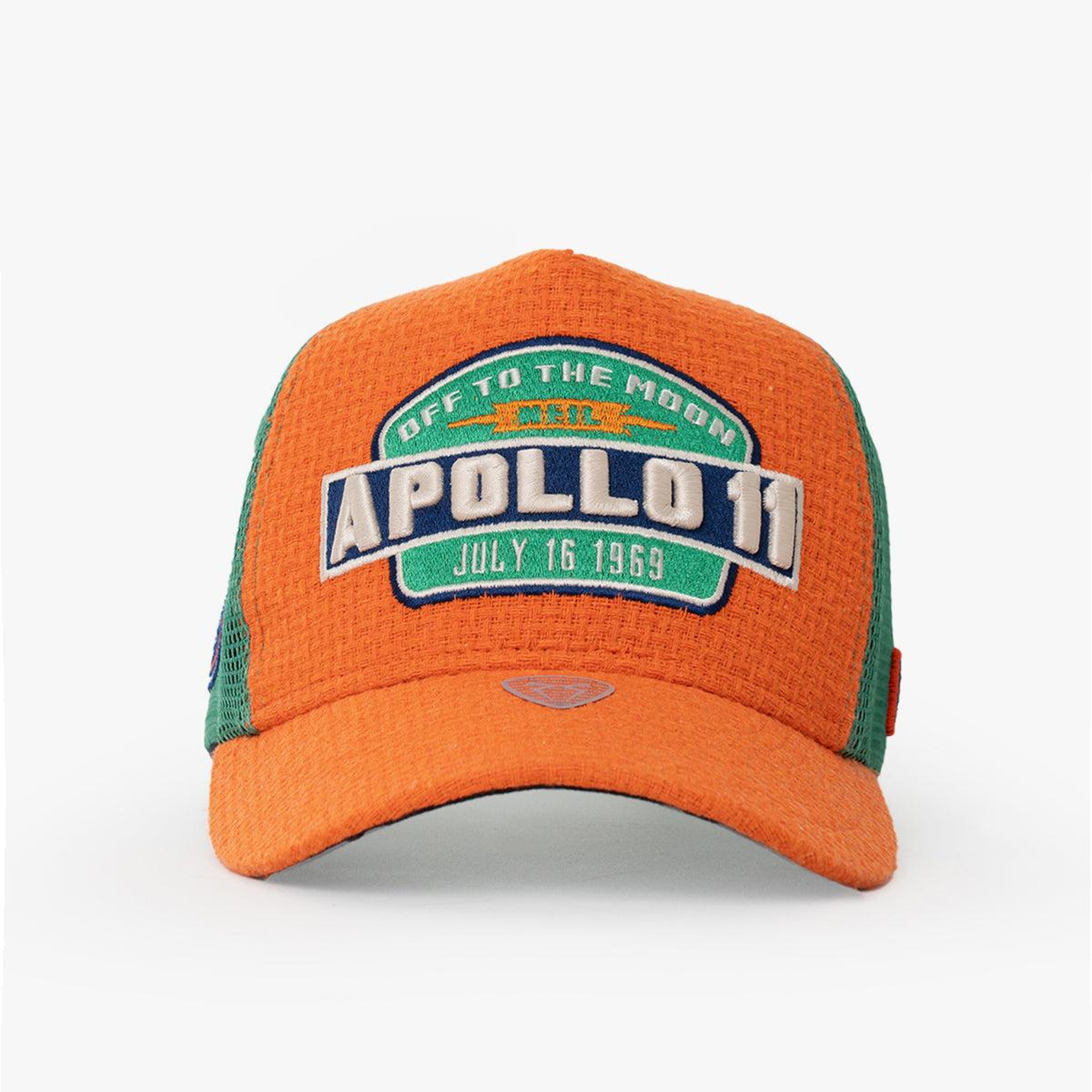 RustandRich - Trucker Hat-Curved Visor-Urban Collection-Apollo - Kadın Erkek - Turuncu