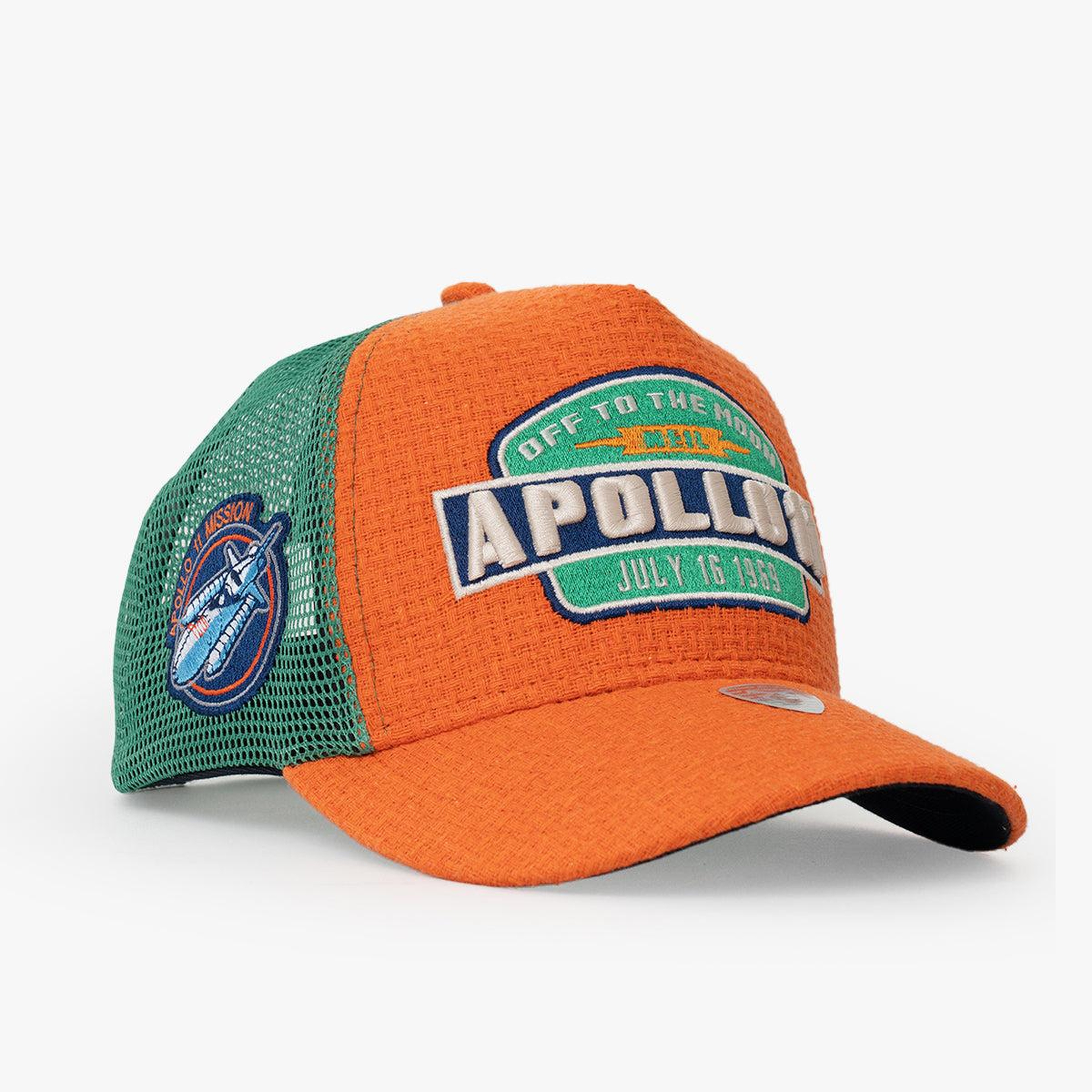 RustandRich - Trucker Hat-Curved Visor-Urban Collection-Apollo - Kadın Erkek - Turuncu