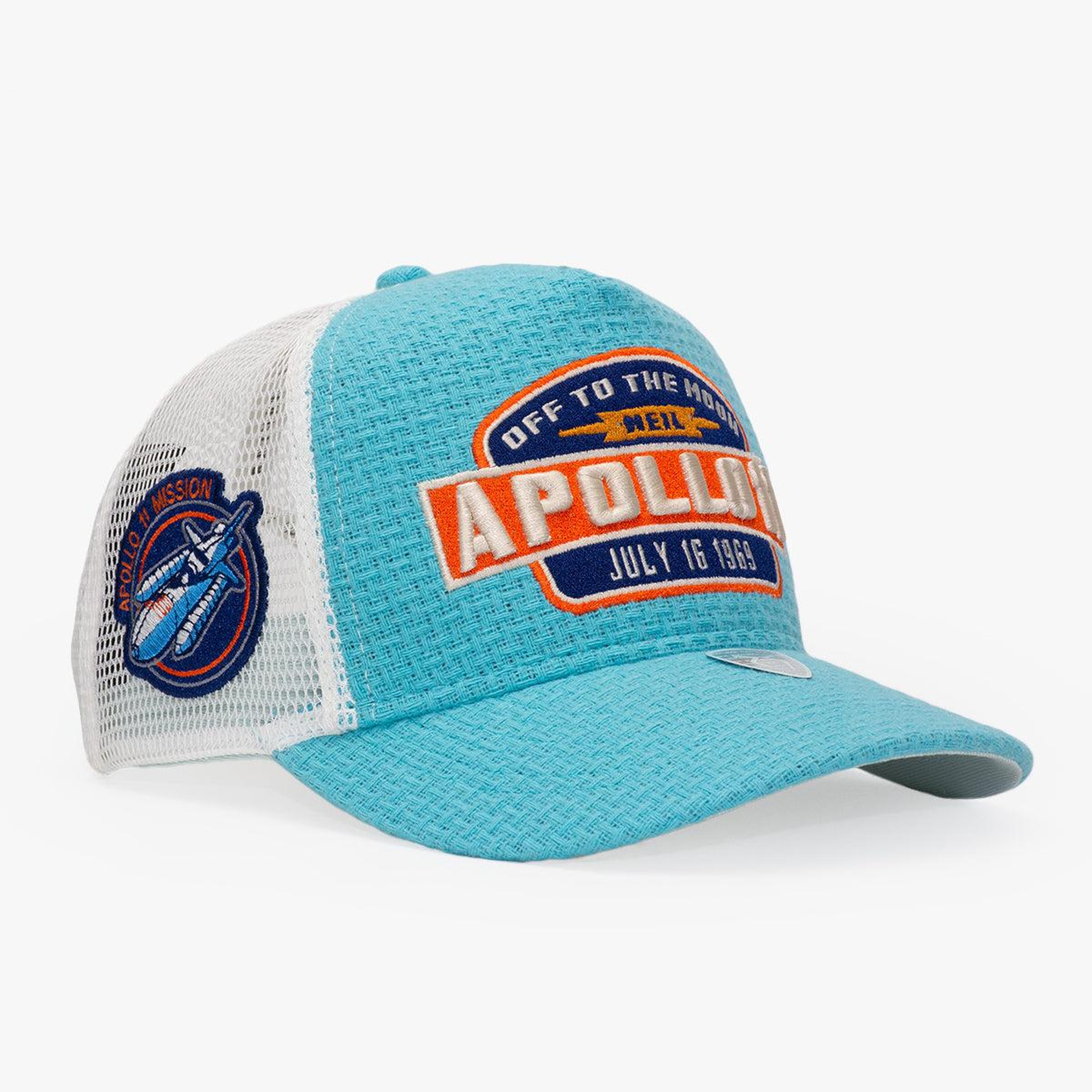 RustandRich - Trucker Hat-Curved Visor-Urban Collection-Apollo - Kadın Erkek - Mavi