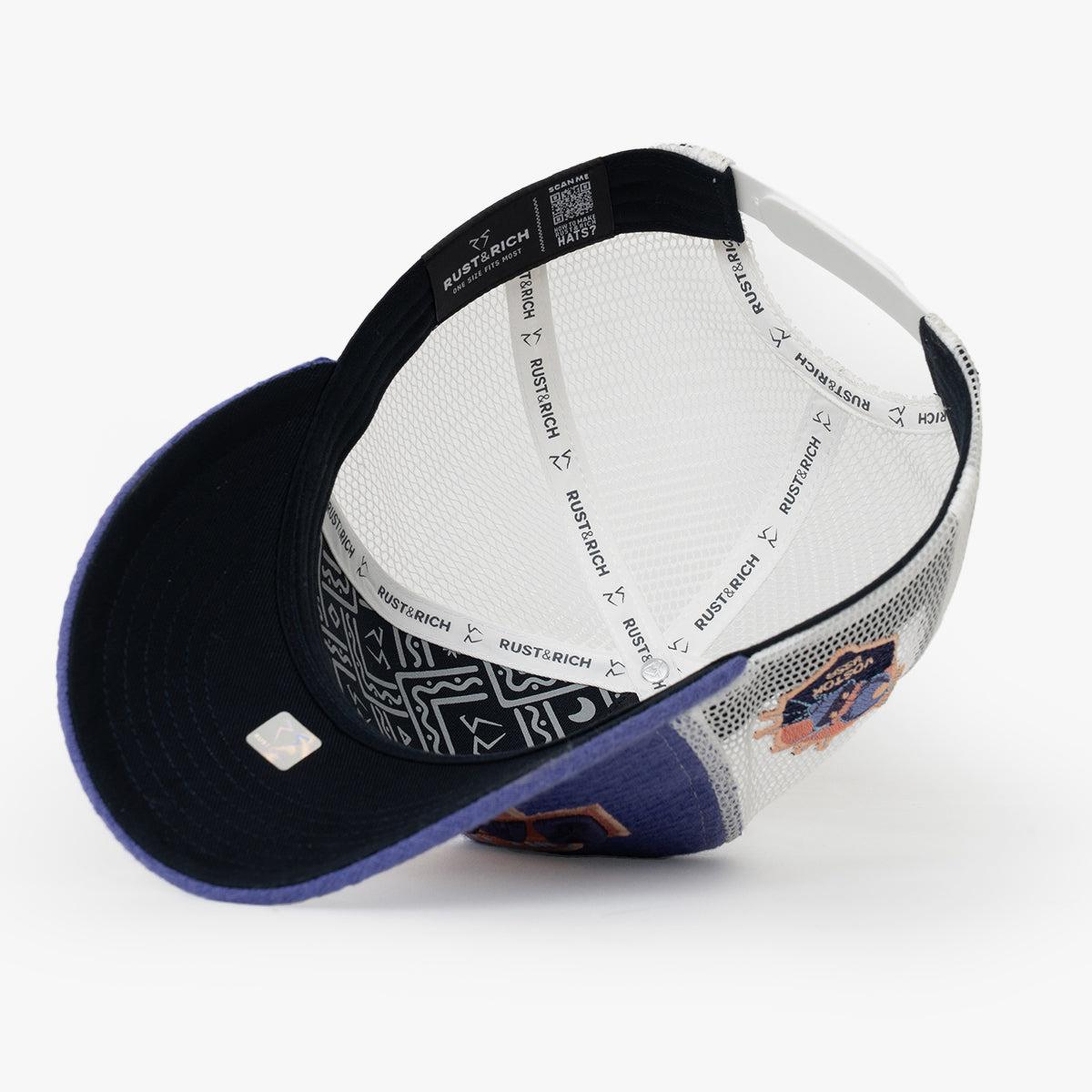 RustandRich - Trucker Hat-Curved Visor-Urban Collection-Gagarin - Kadın Erkek - Mor