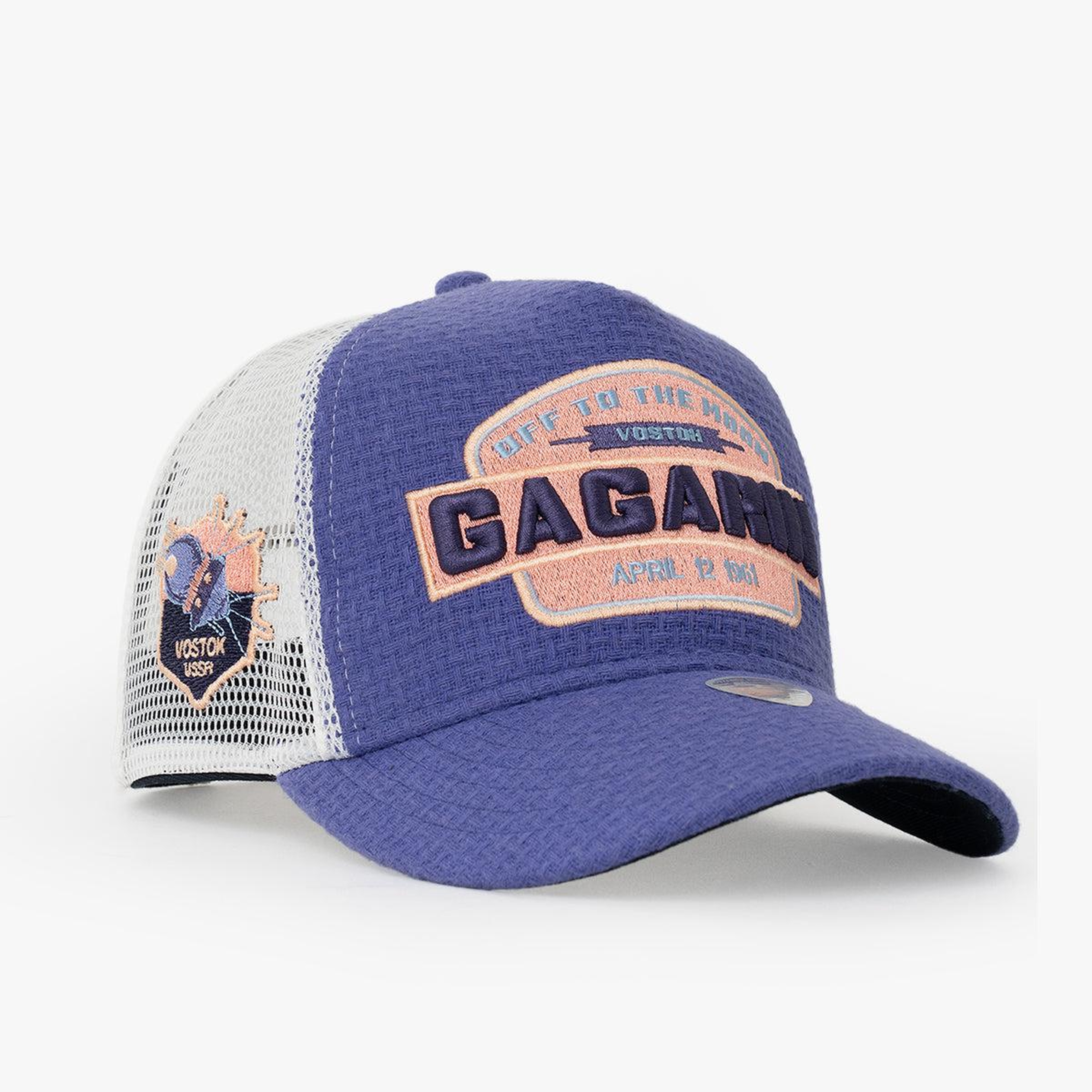 RustandRich - Trucker Hat-Curved Visor-Urban Collection-Gagarin - Kadın Erkek - Mor