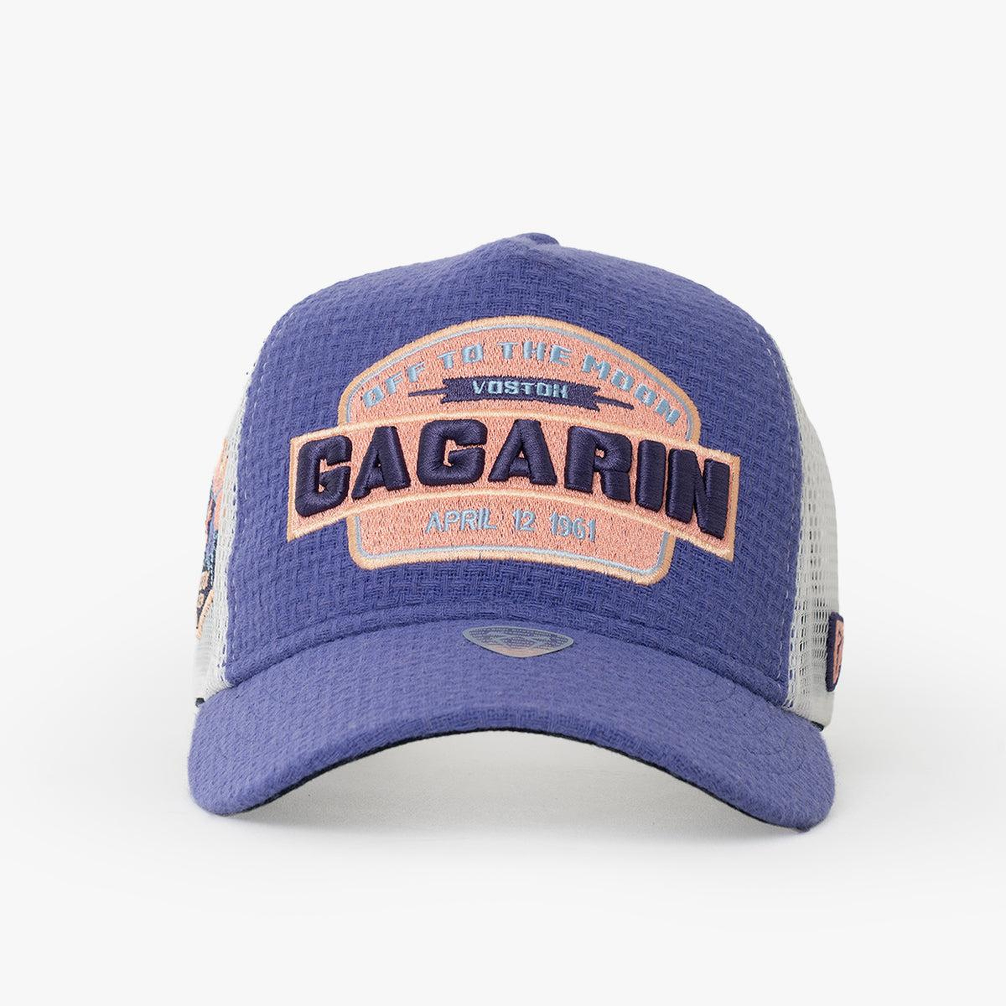 RustandRich - Trucker Hat-Curved Visor-Urban Collection-Gagarin - Kadın Erkek - Mor