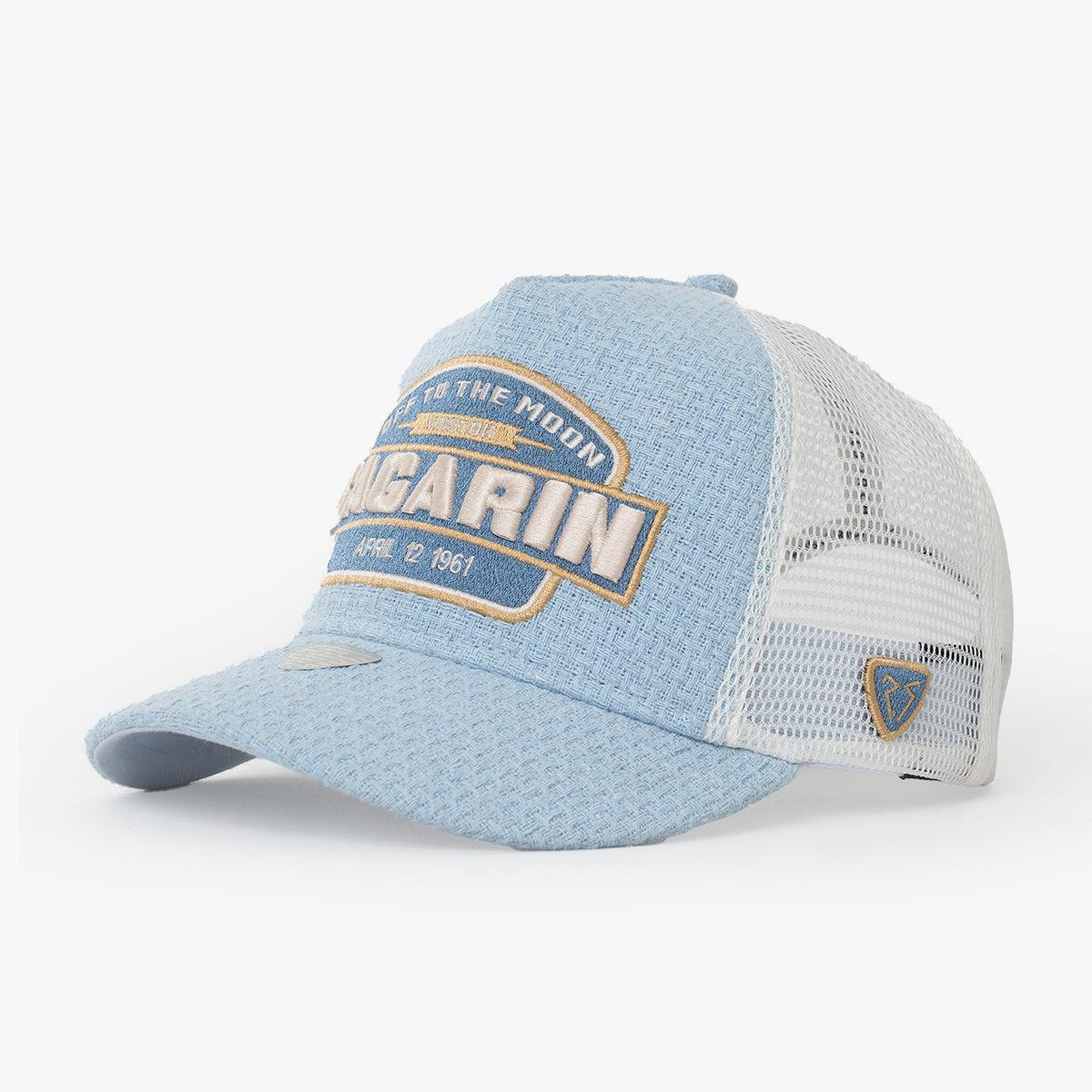 RustandRich - Trucker Hat-Curved Visor-Urban Collection-Gagarin - Kadın Erkek - Mavi