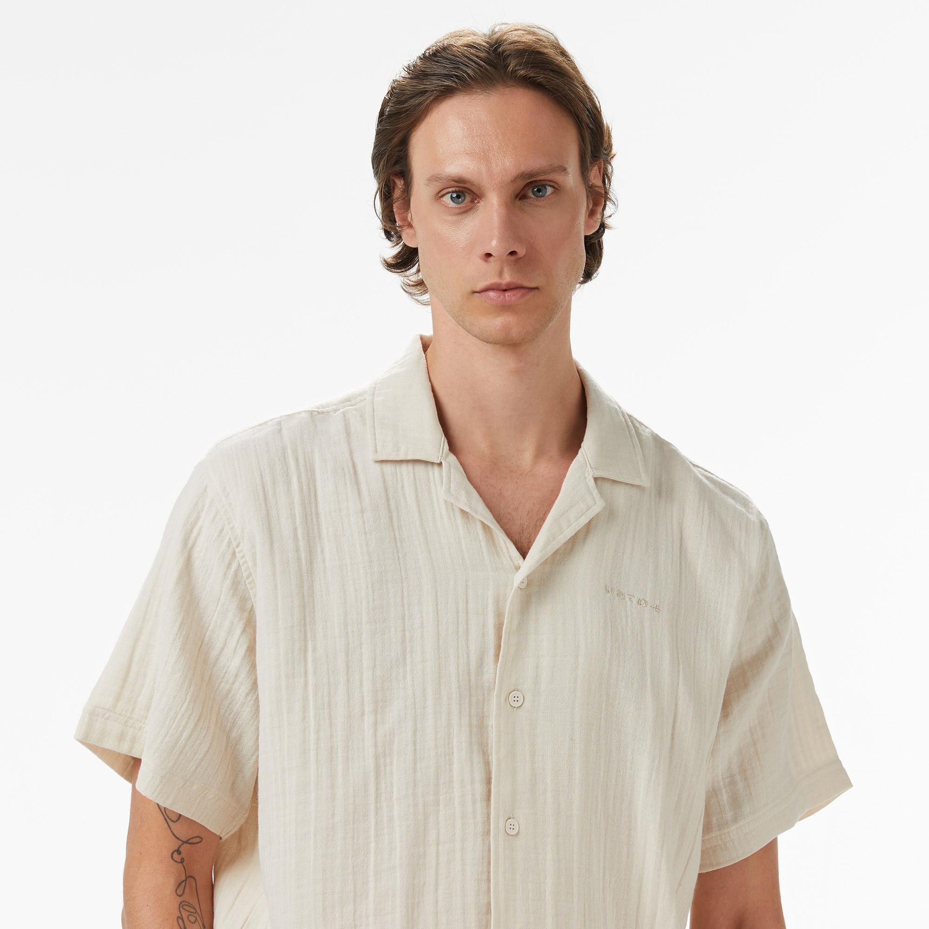 UNITED4 Erkek Gri Gömlek