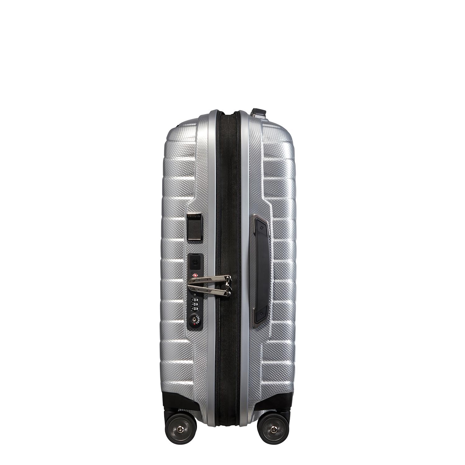Samsonite Gri Proxis - Spinner 4 Tekerlekli Körüklü Kabin Boy Valiz 55 cm