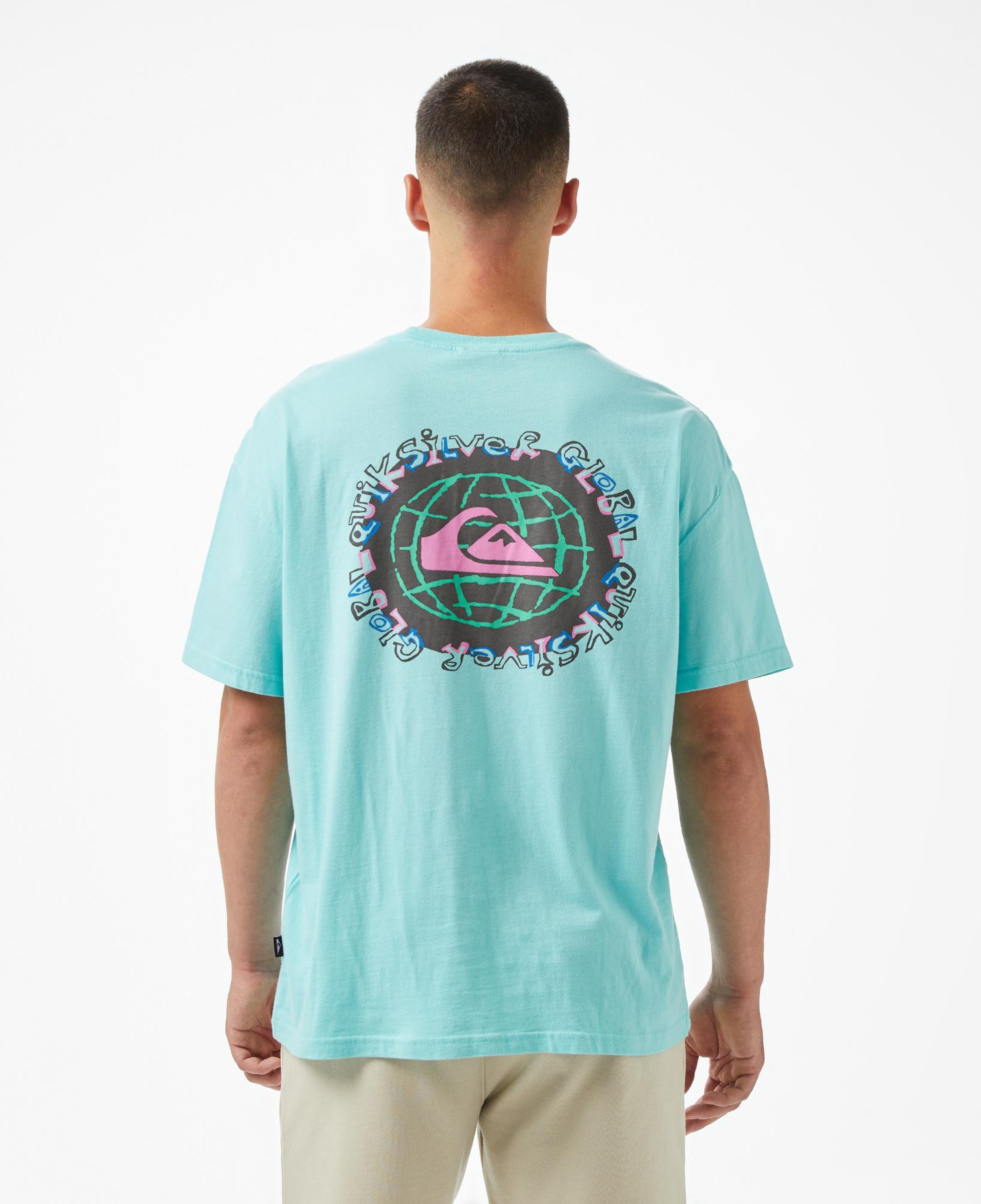 Quiksilver Global Heat Erkek Mor T-Shirt