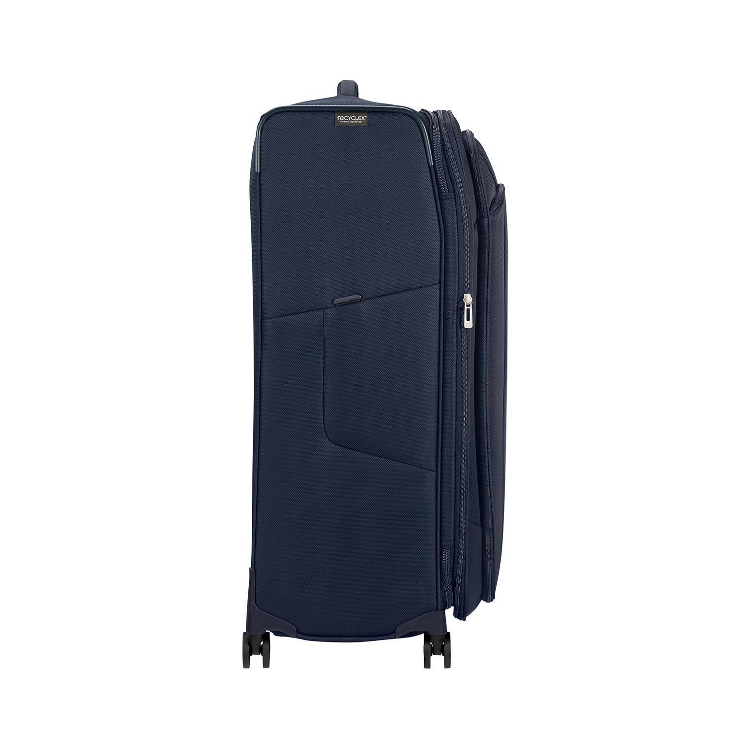 Samsonite Lacivert Spinner Respark - Körüklü 4 Tekerlekli 82 cm Büyük Boy Valiz