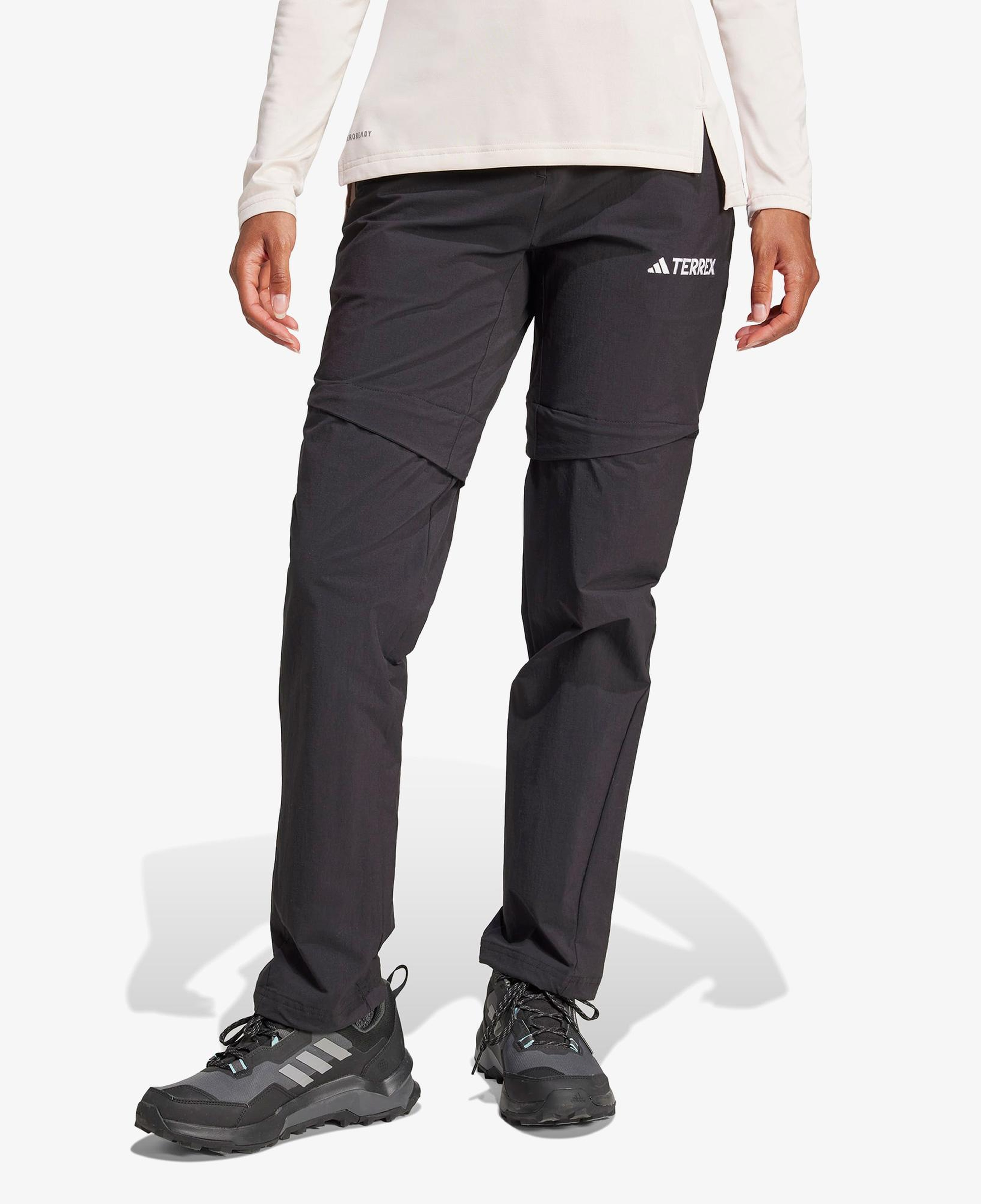 adidas Terrex Multi Zip Off Kadın Siyah Yürüyüş Eşofman Altı