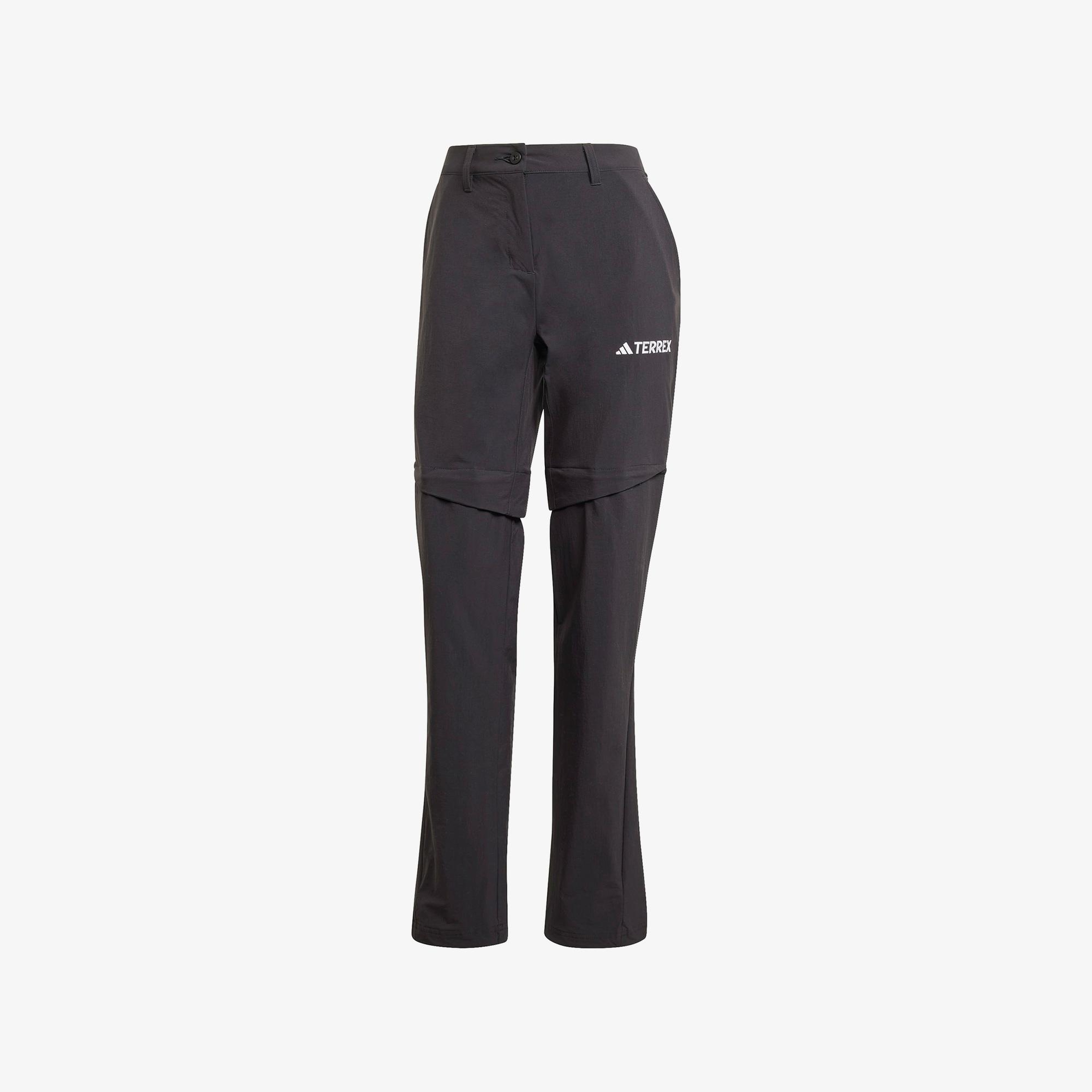 adidas Terrex Multi Zip Off Kadın Siyah Yürüyüş Eşofman Altı