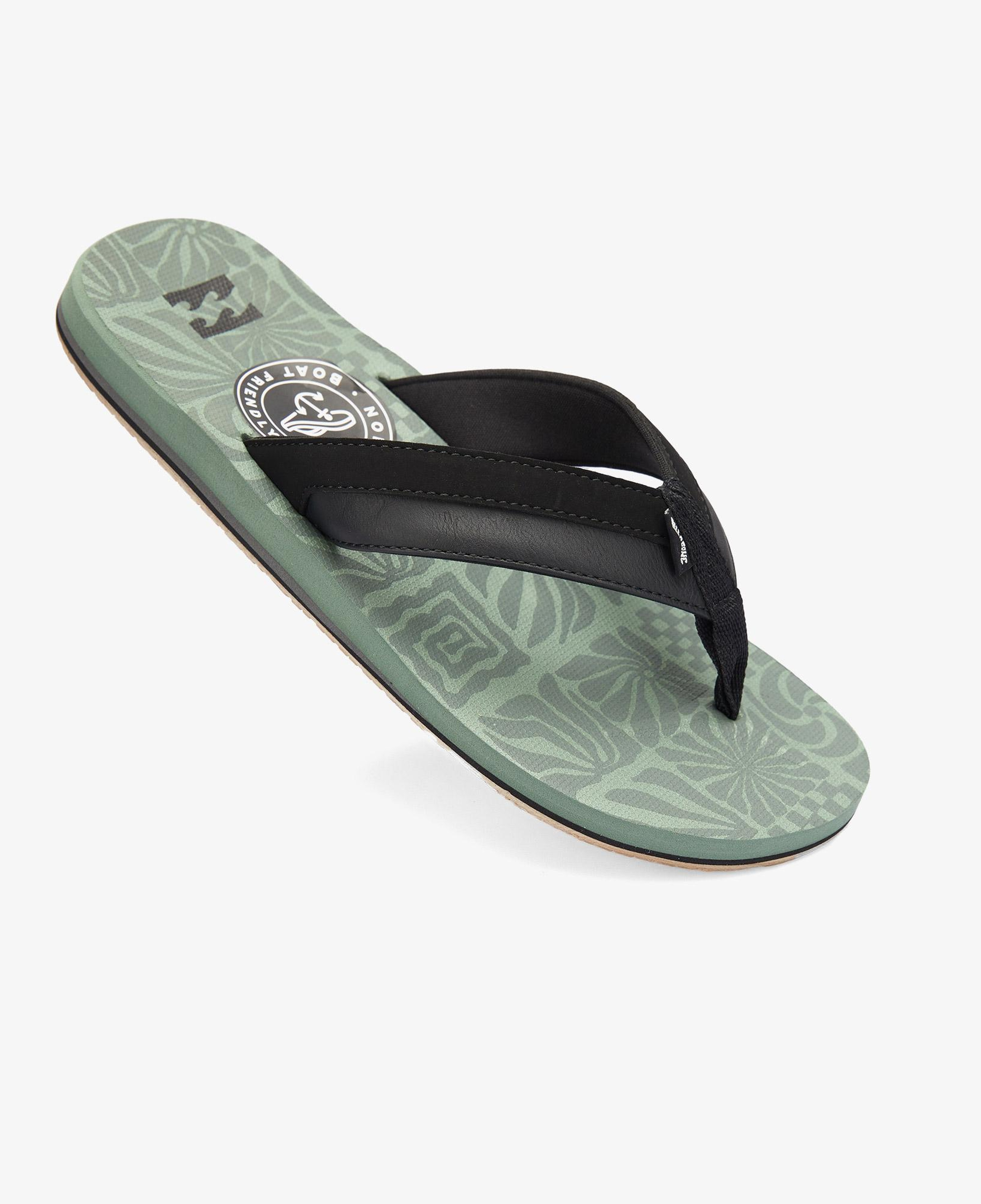 Billabong All Day Impact Print Erkek Yeşil Terlik