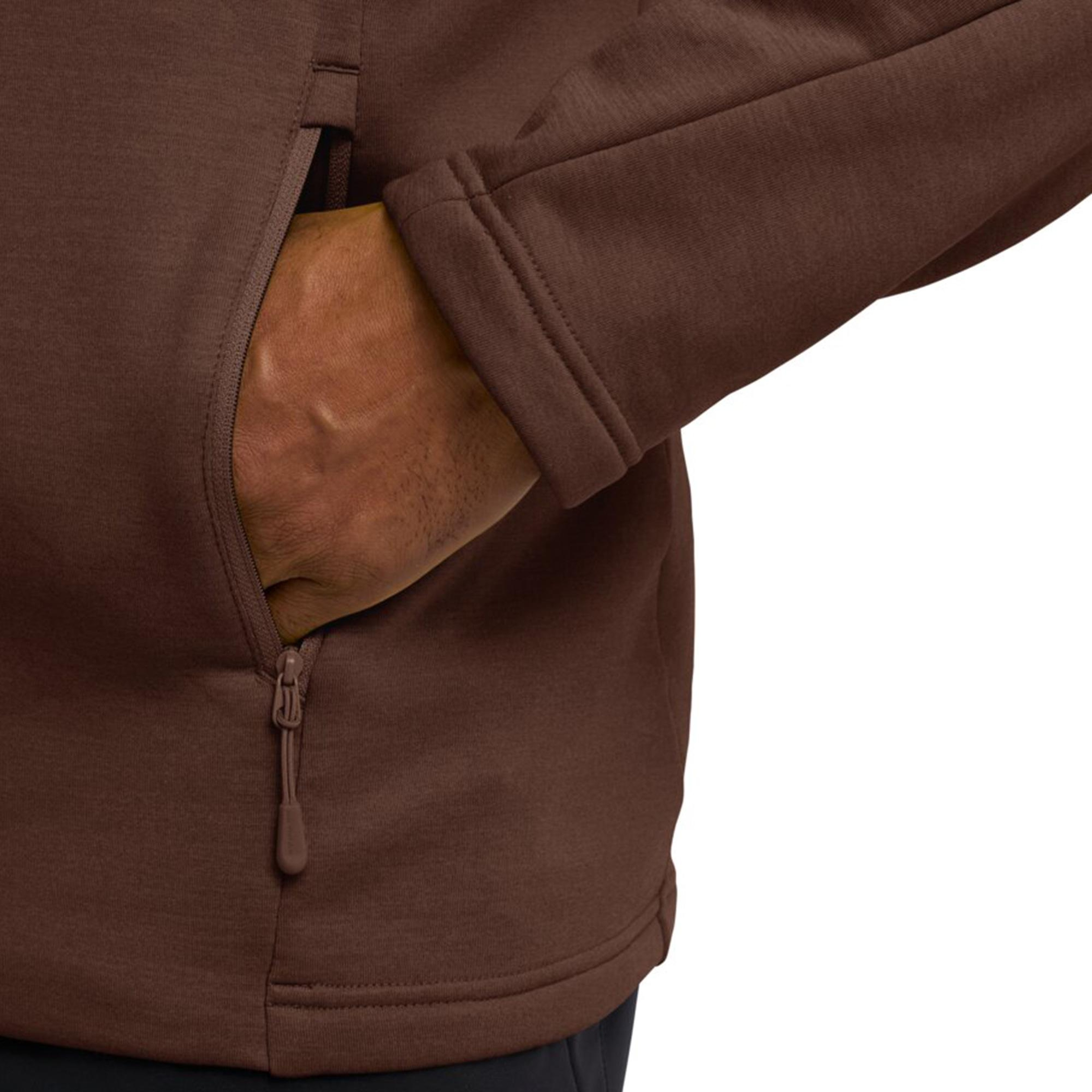Jack Wolfskin Peak District Full Zipped Erkek kahverengi Ceket