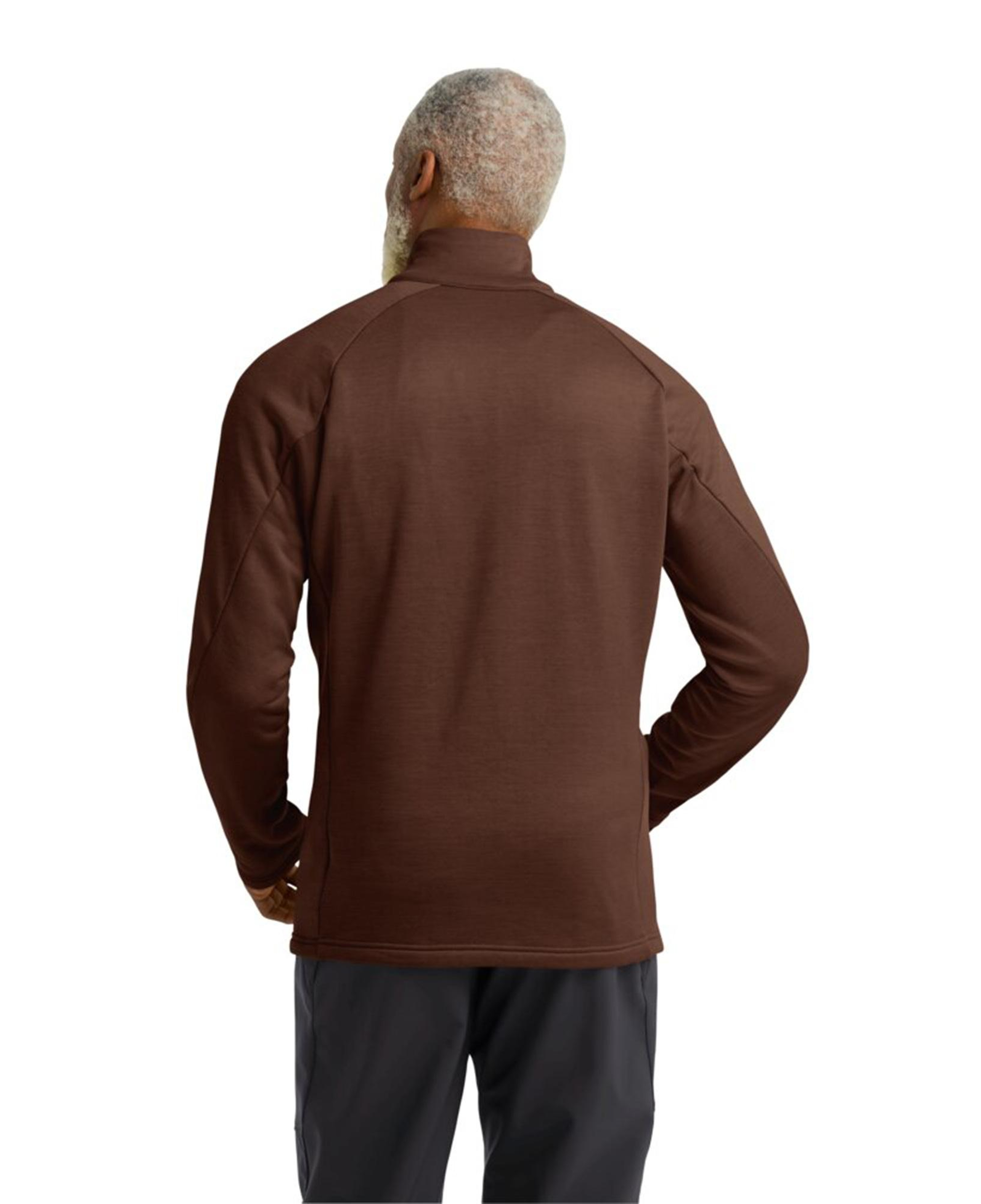 Jack Wolfskin Peak District Full Zipped Erkek kahverengi Ceket