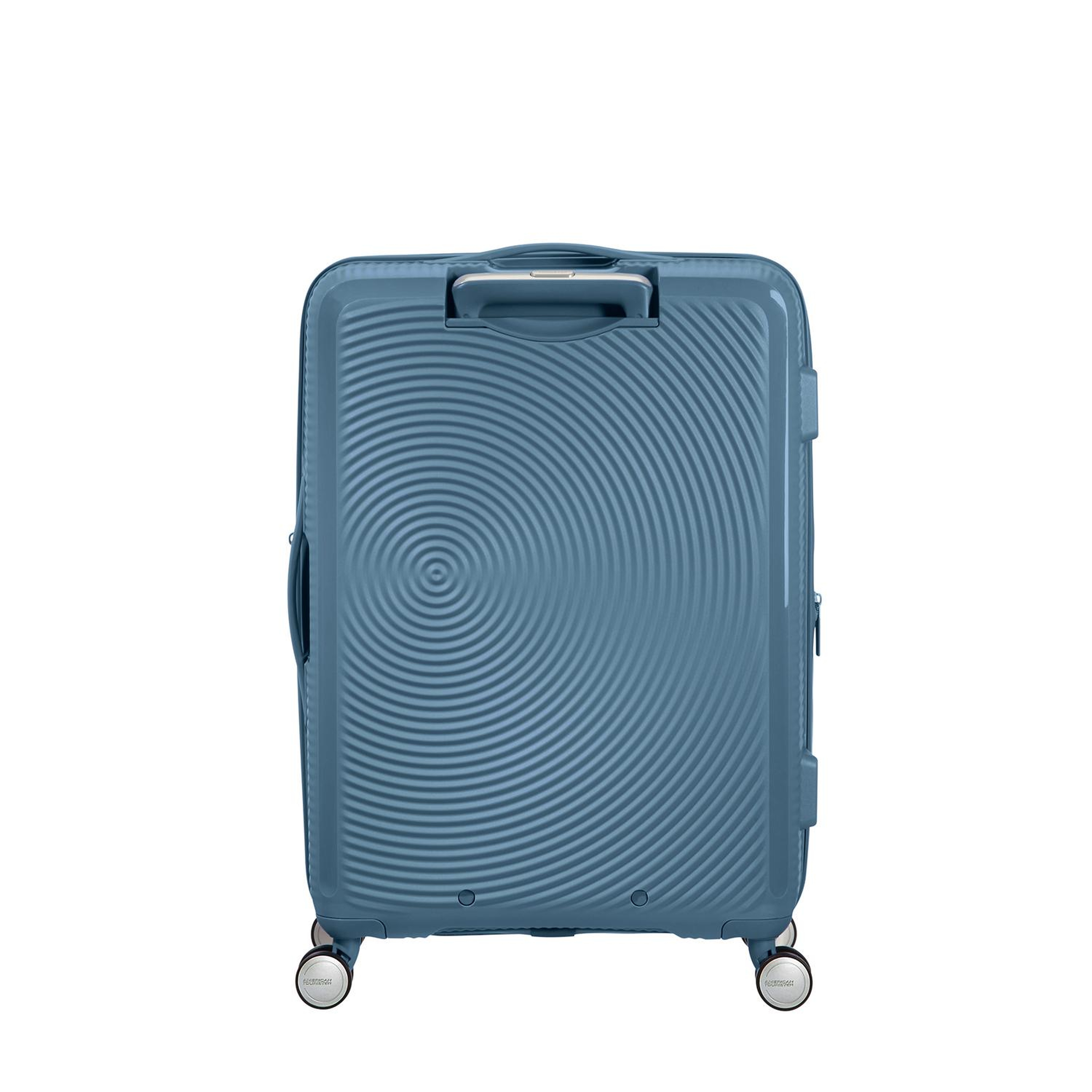 American Tourister Mavi Soundbox - Körüklü 67 cm Orta Boy Sert Valiz