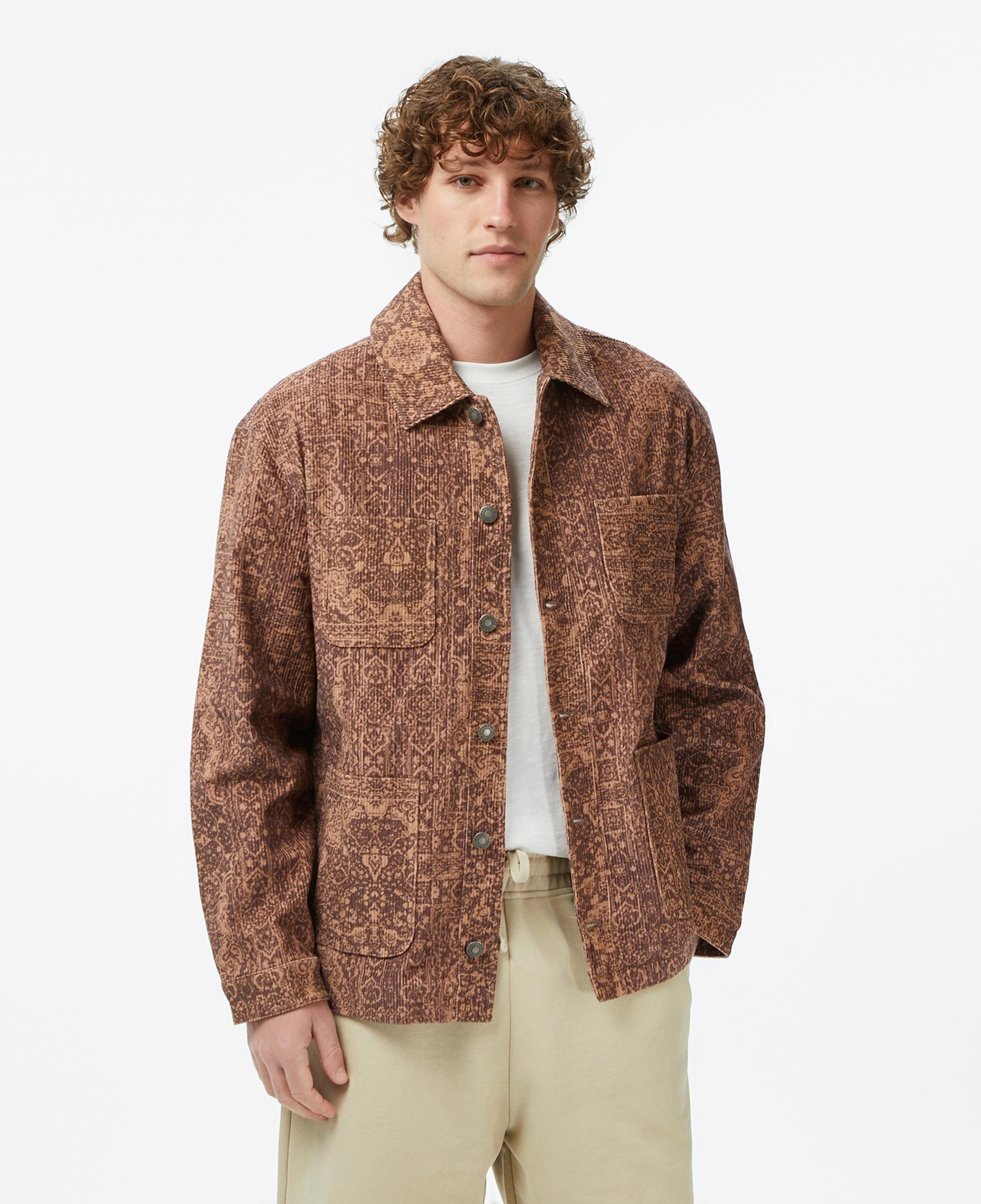 Les Benjamins Classic Fit Erkek Kahverengi Gömlek