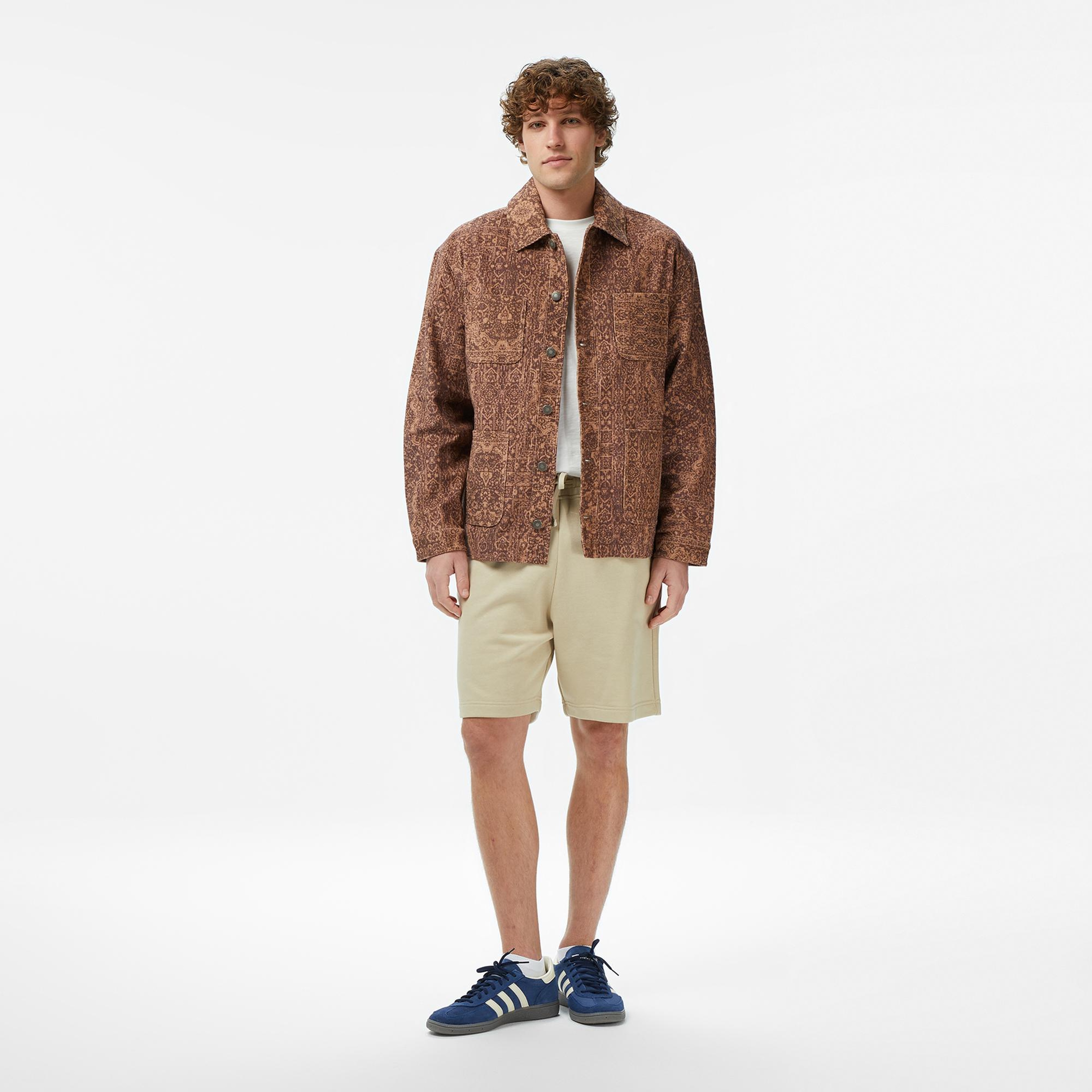 Les Benjamins Classic Fit Erkek Kahverengi Gömlek