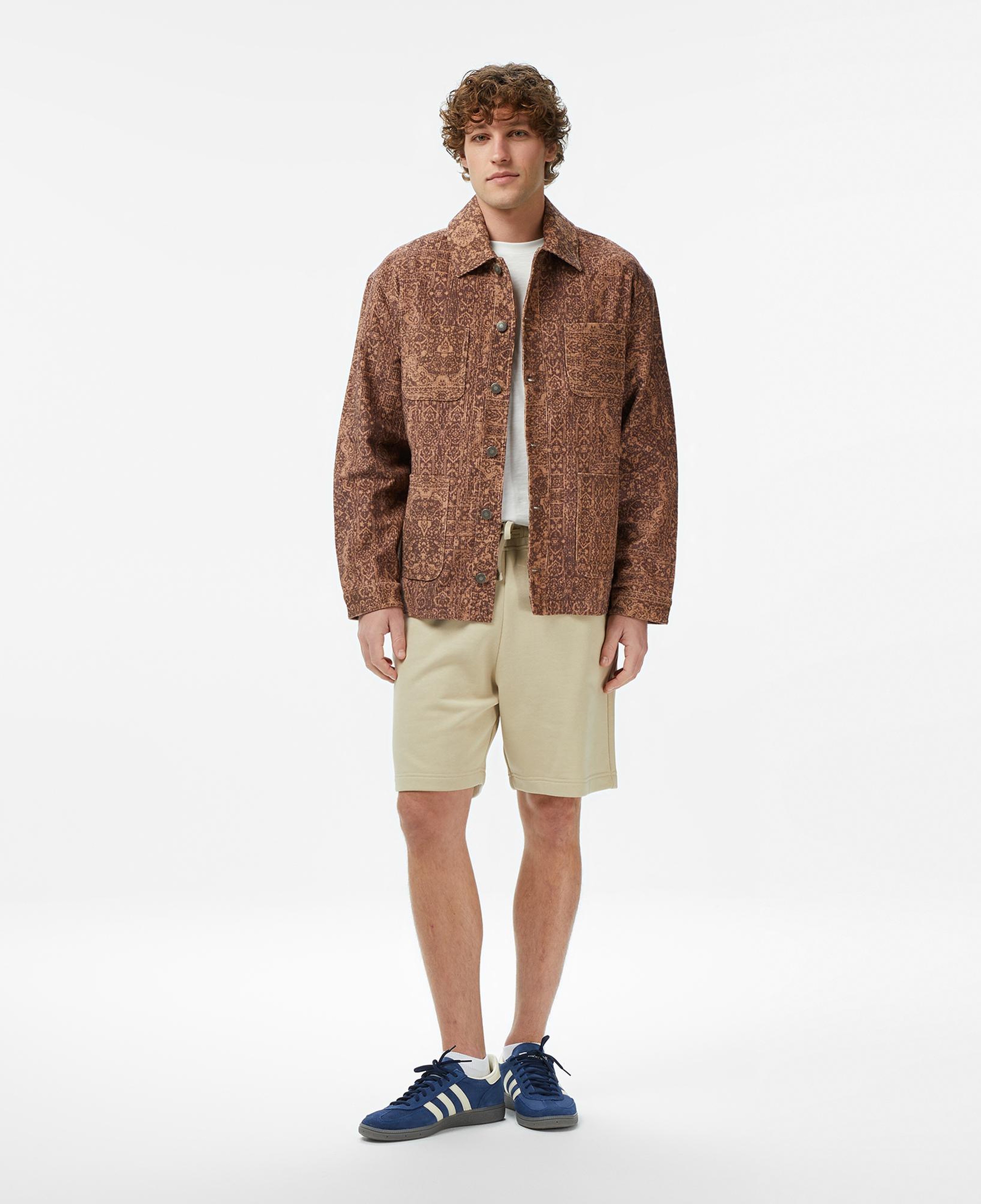 Les Benjamins Classic Fit Erkek Kahverengi Gömlek