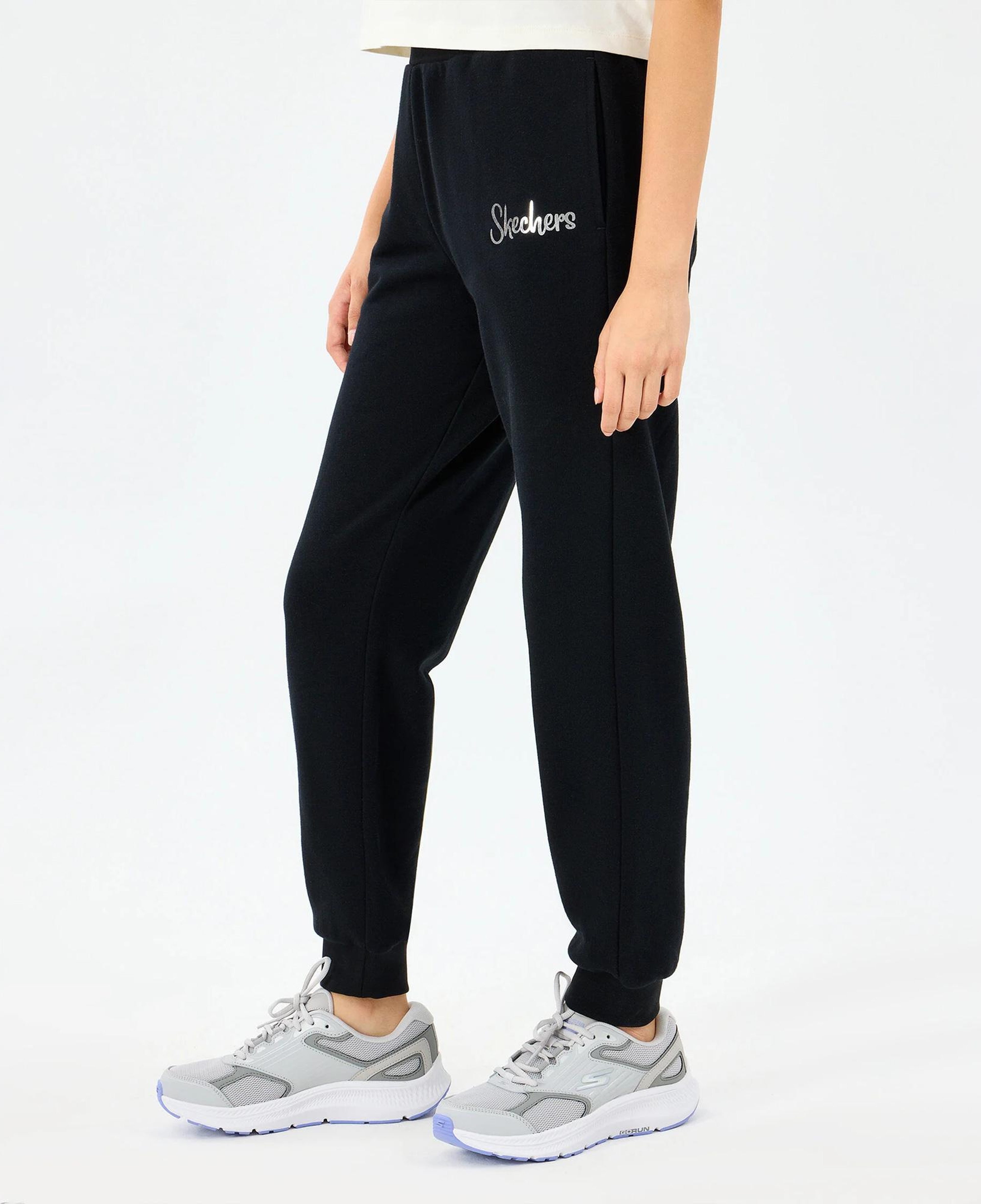 Skechers Lw Fleece Çocuk Siyah Eşofman Altı