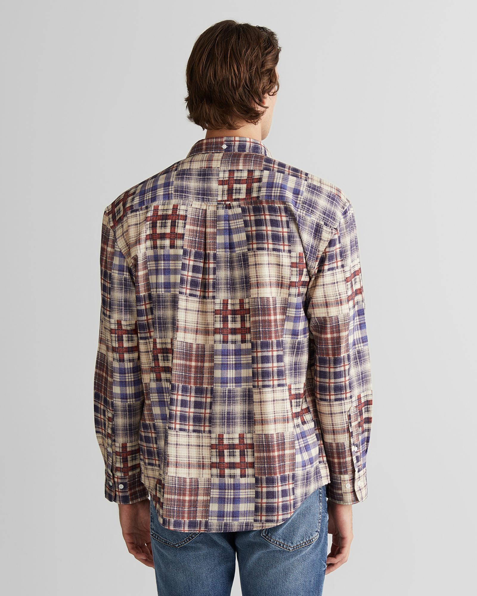 GANT Erkek Bordo Relaxed Fit Gömlek