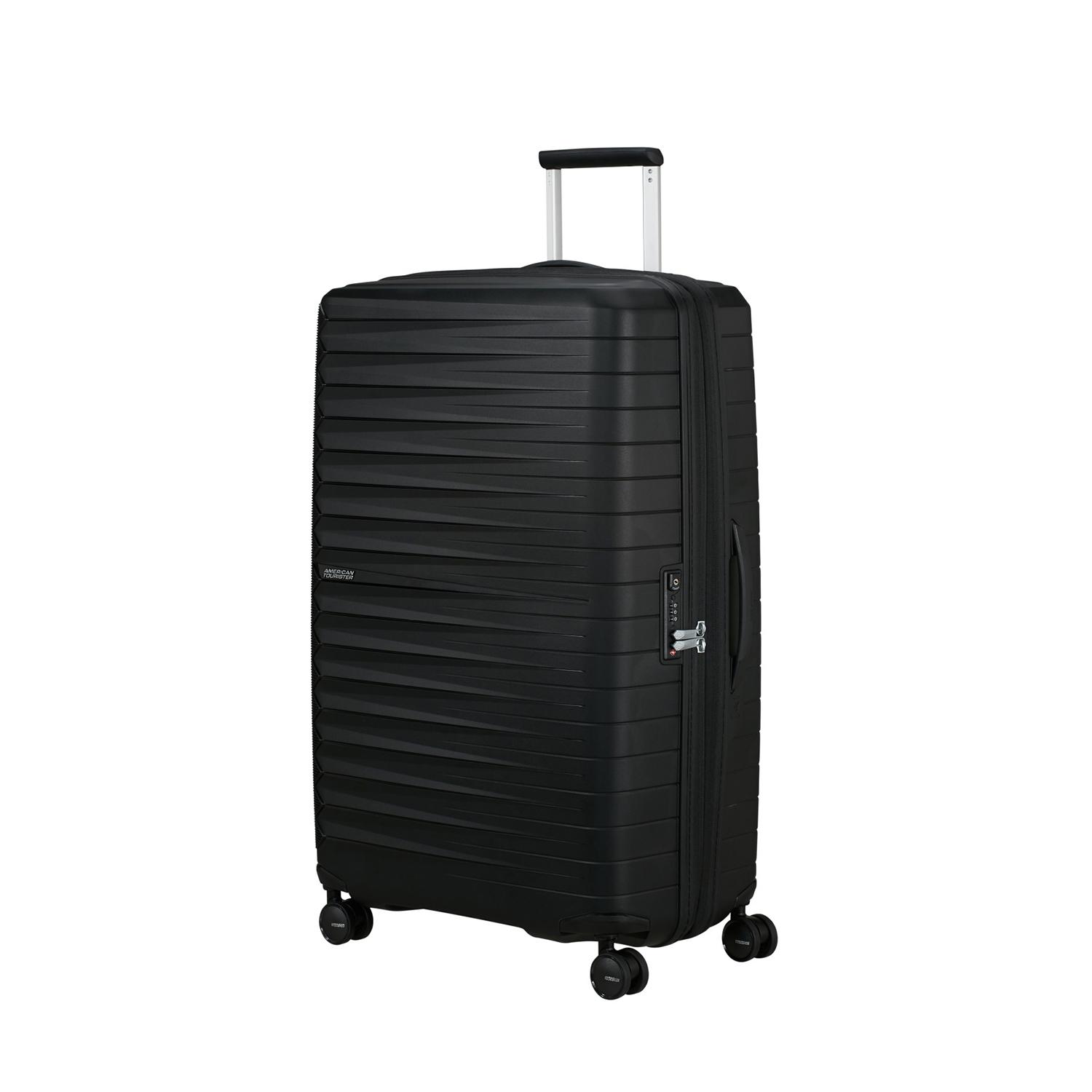 American Tourister Siyah Fastforward Spinner Körüklü 79/29 Büyük Boy Valiz