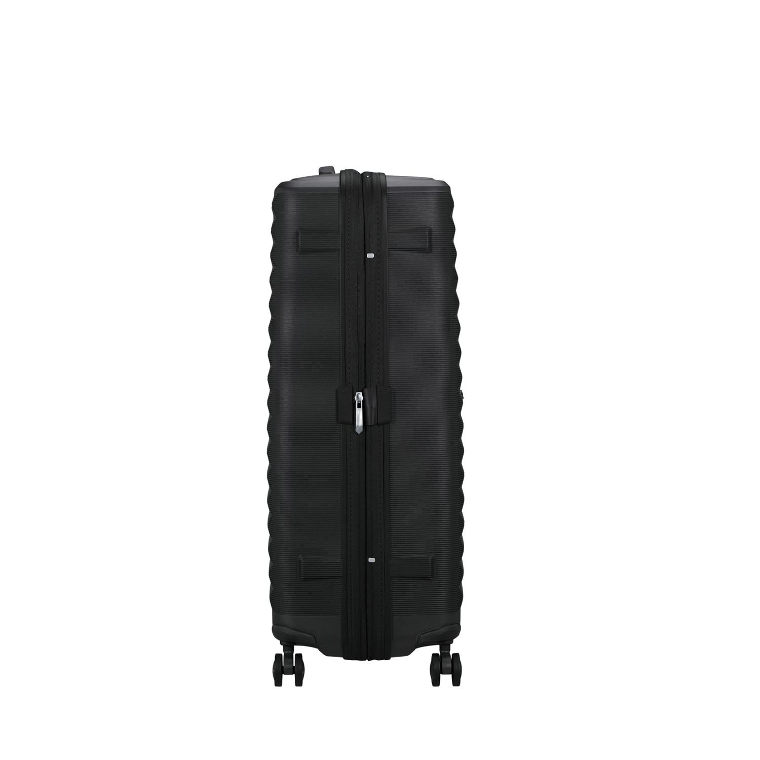 American Tourister Siyah Fastforward Spinner Körüklü 79/29 Büyük Boy Valiz