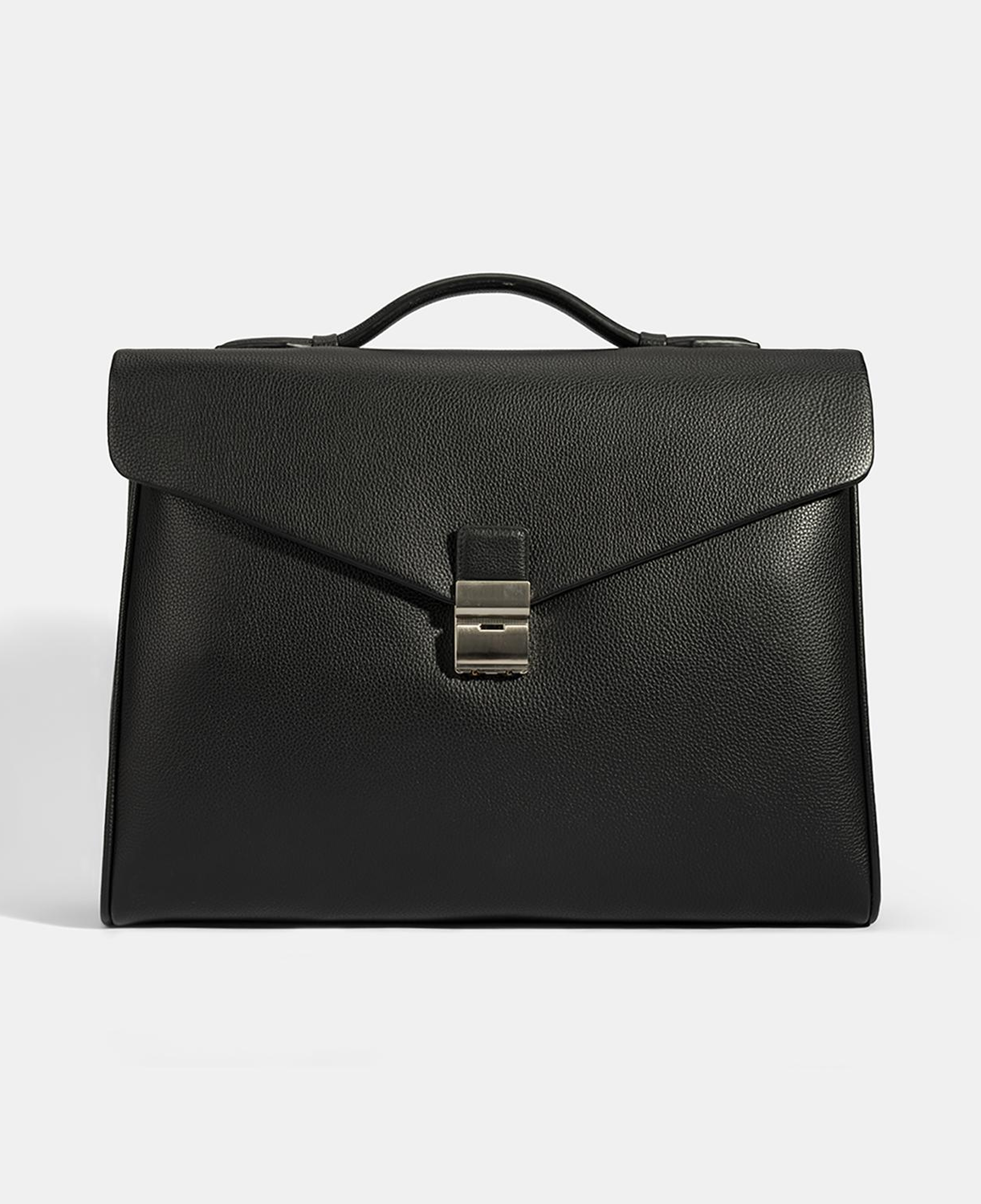 Erkek Siyah Deri Evrak Çantası