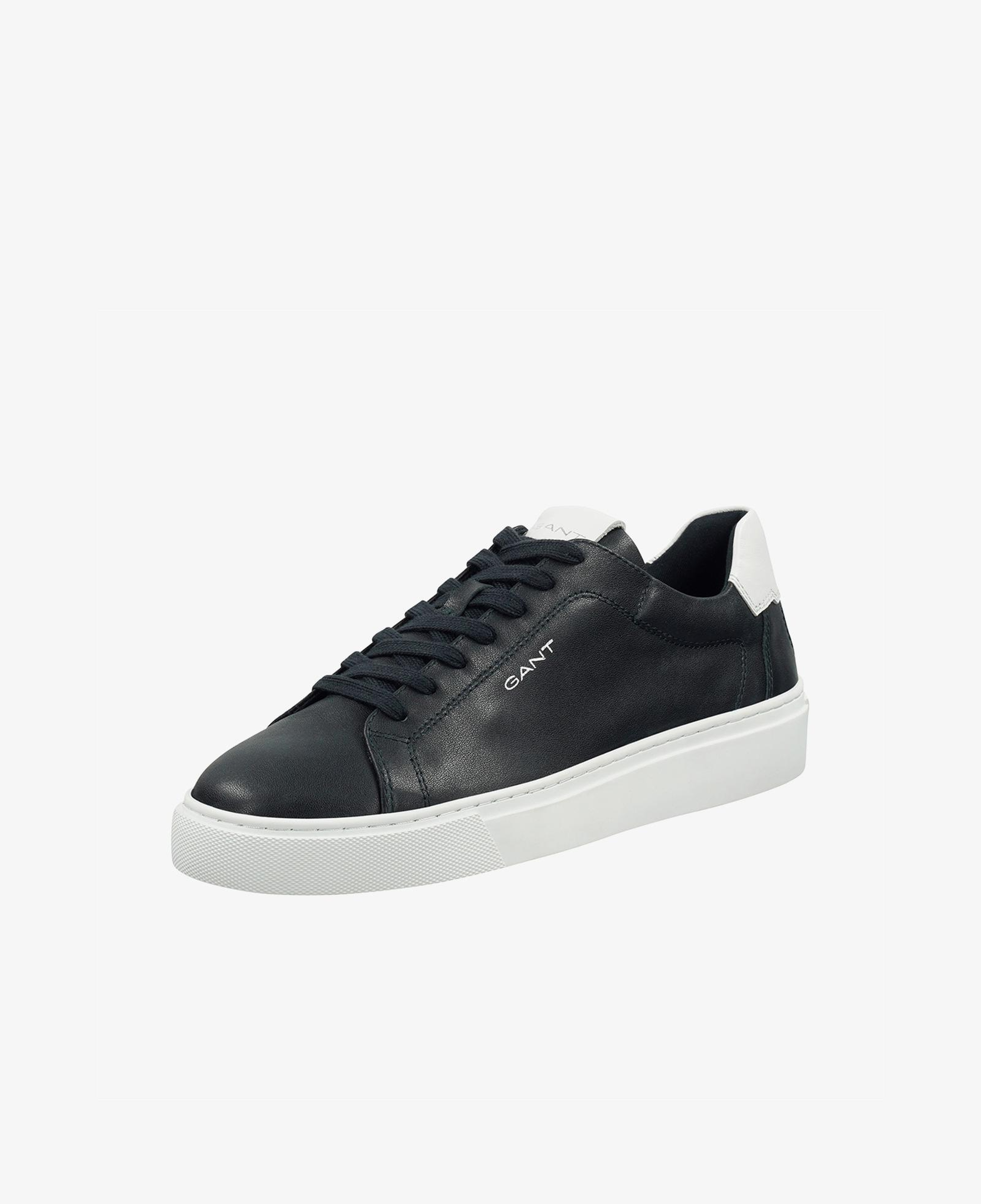 GANT Erkek Siyah Deri Sneaker
