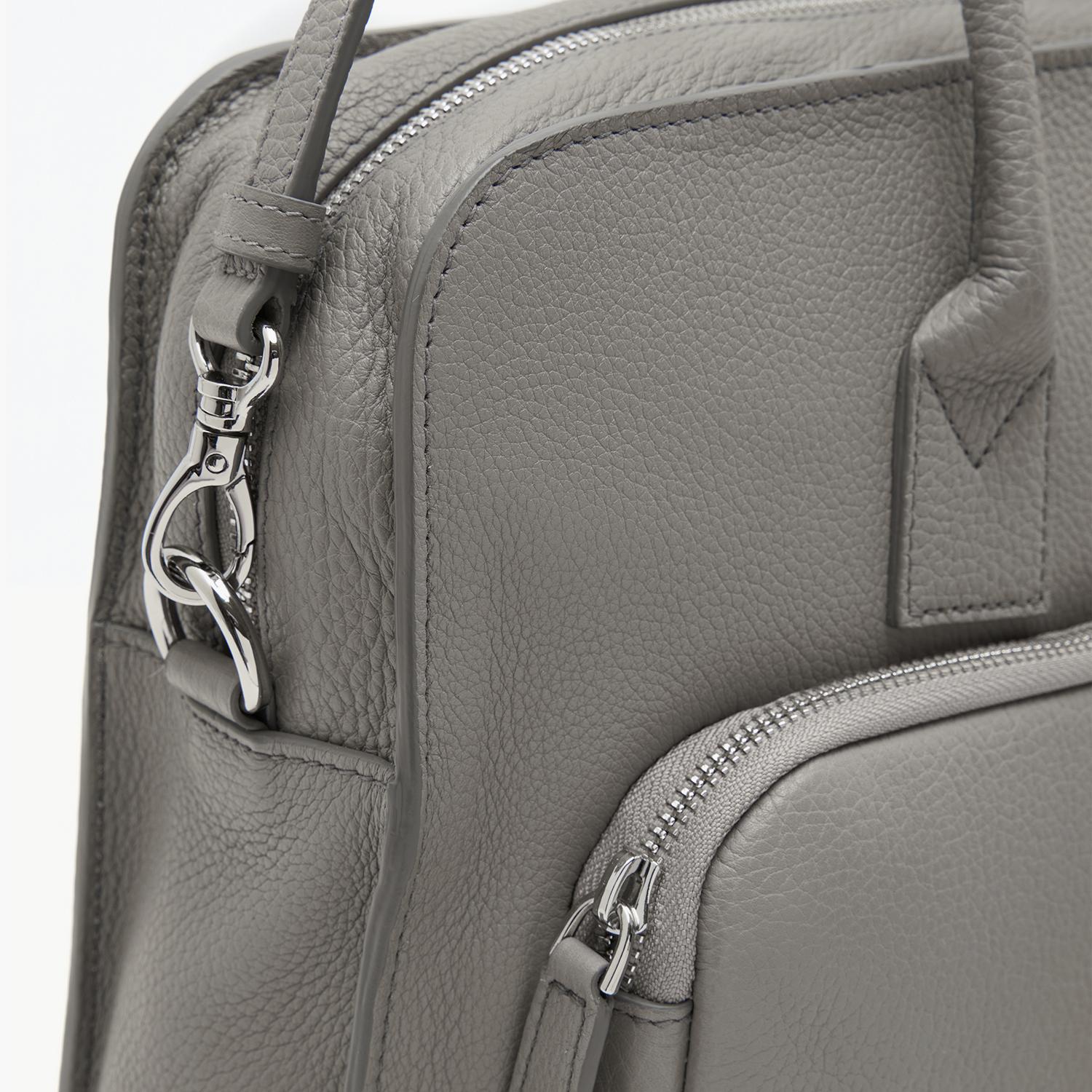 Bing Antrasit Erkek Deri Evrak Çantası