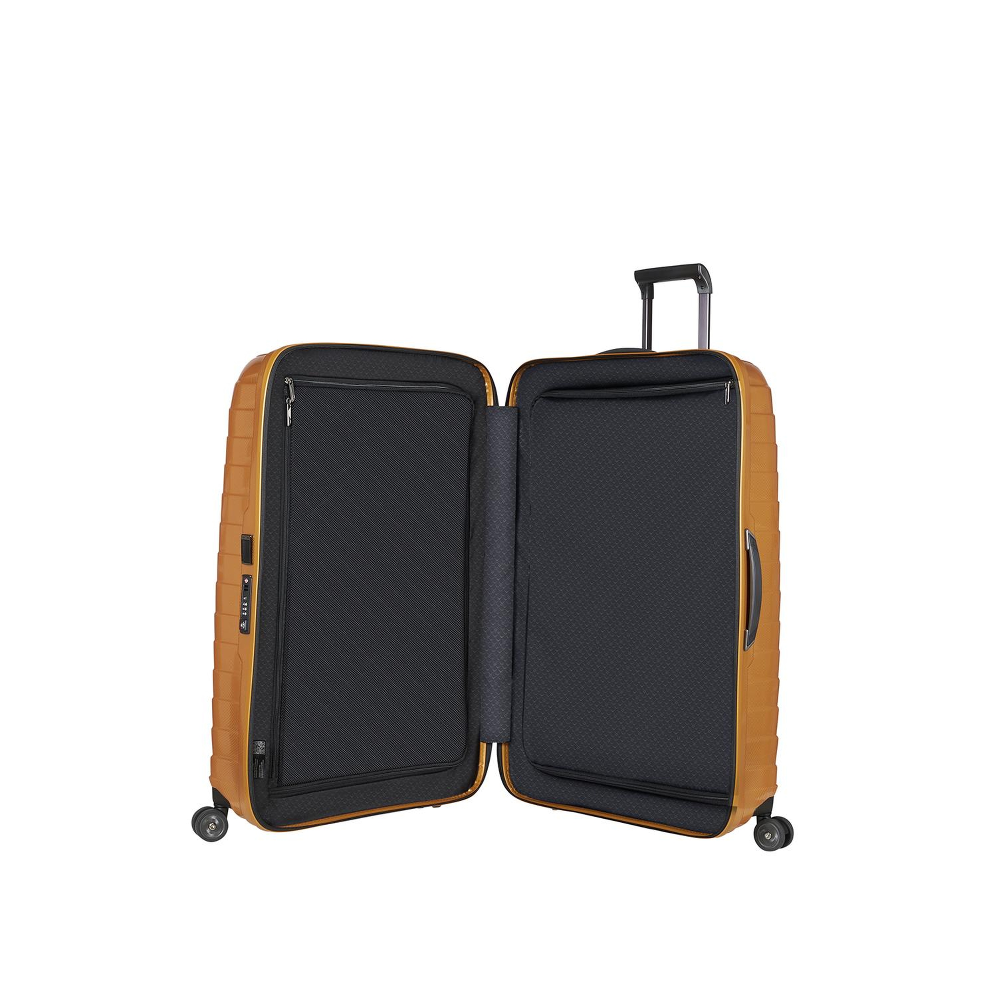 Samsonite Turuncu Proxis - Spinner Sarı 4 Tekerlekli Ekstra Büyük Boy Valiz 81 cm