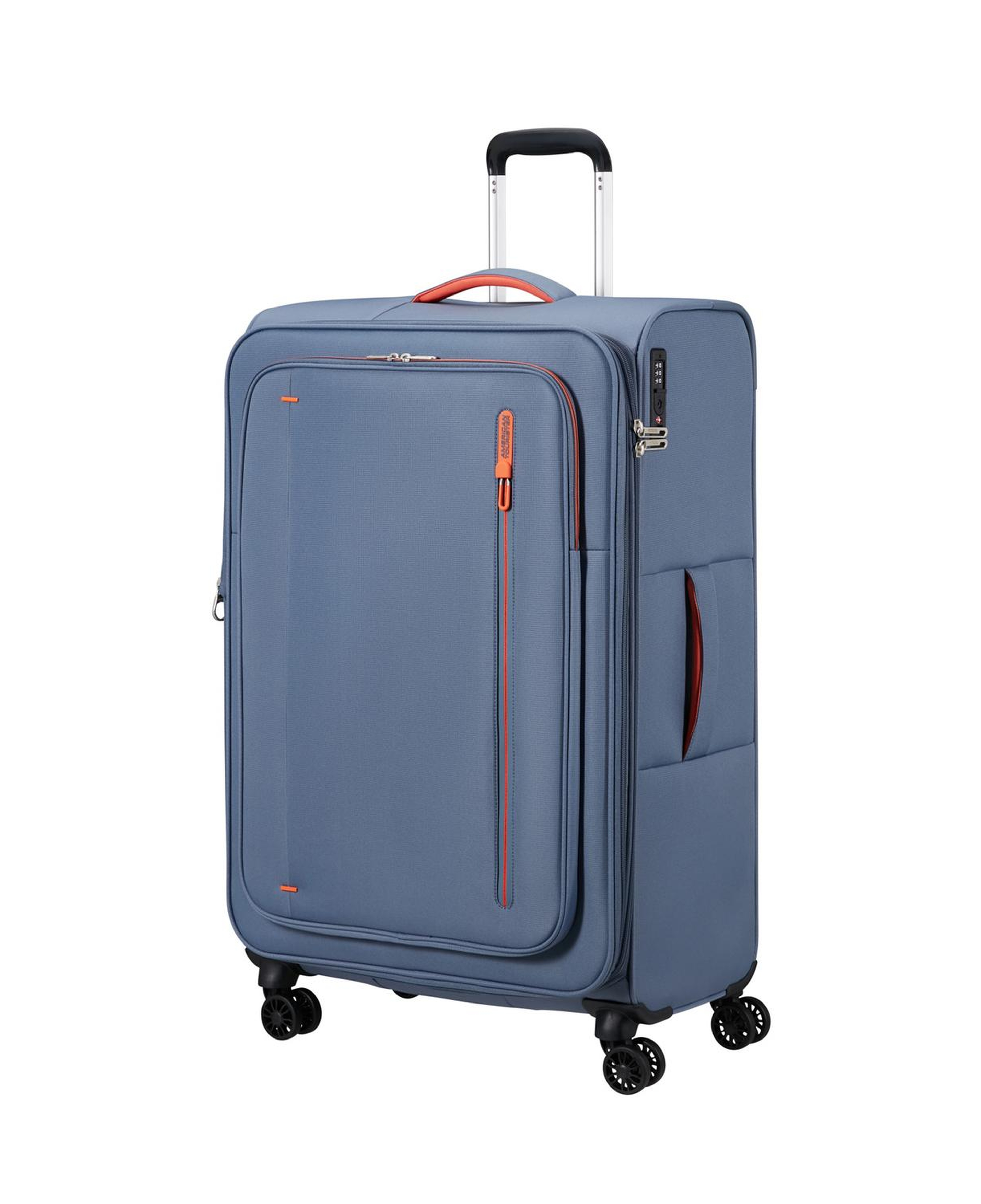American Tourister Mavi Cloudrider 4 Tekerlekli Büyük Boy Valiz 78 cm