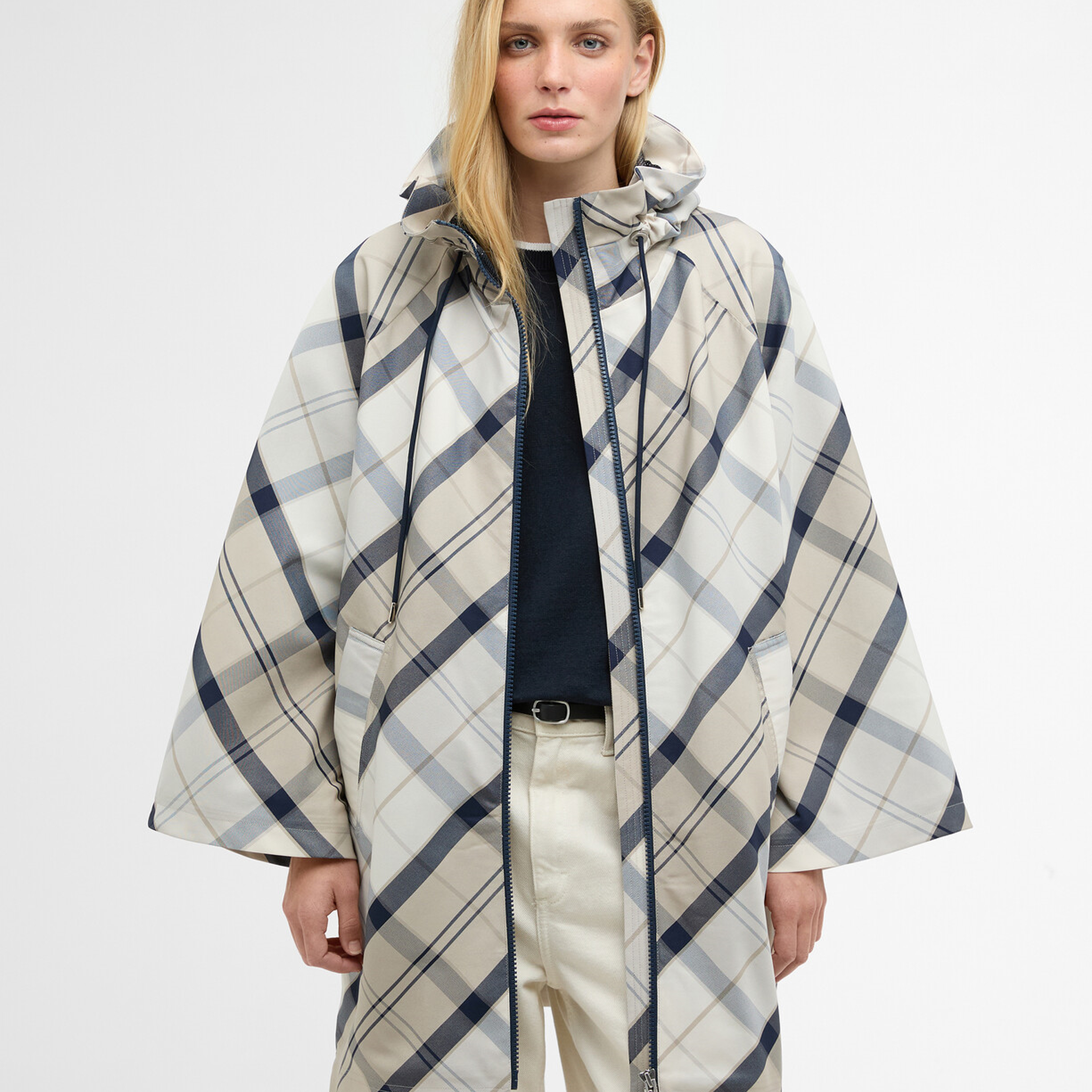 Barbour Kinsale Tartan Showerproof Ceket