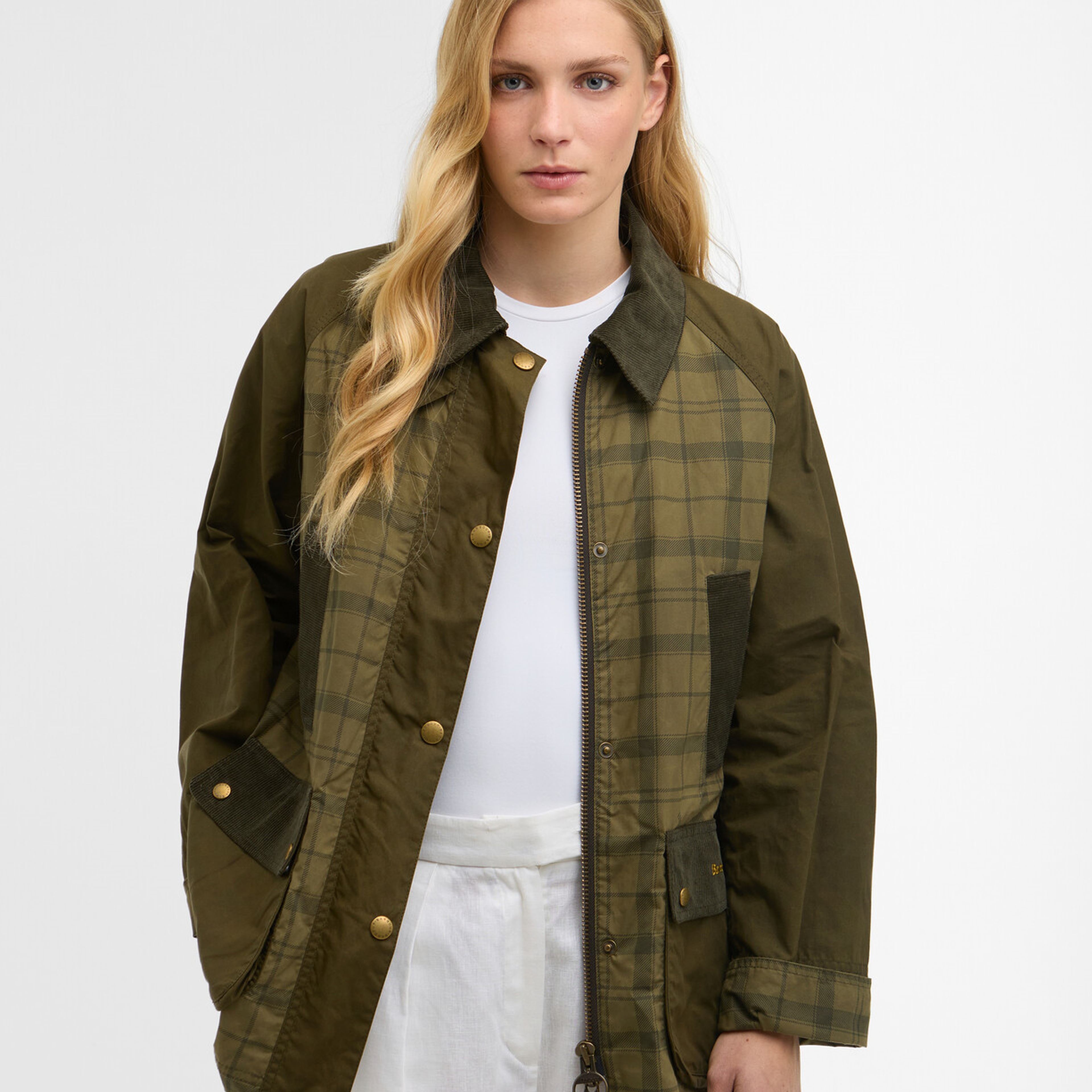 Barbour Modern Tartan Beadnell Casual Ceket