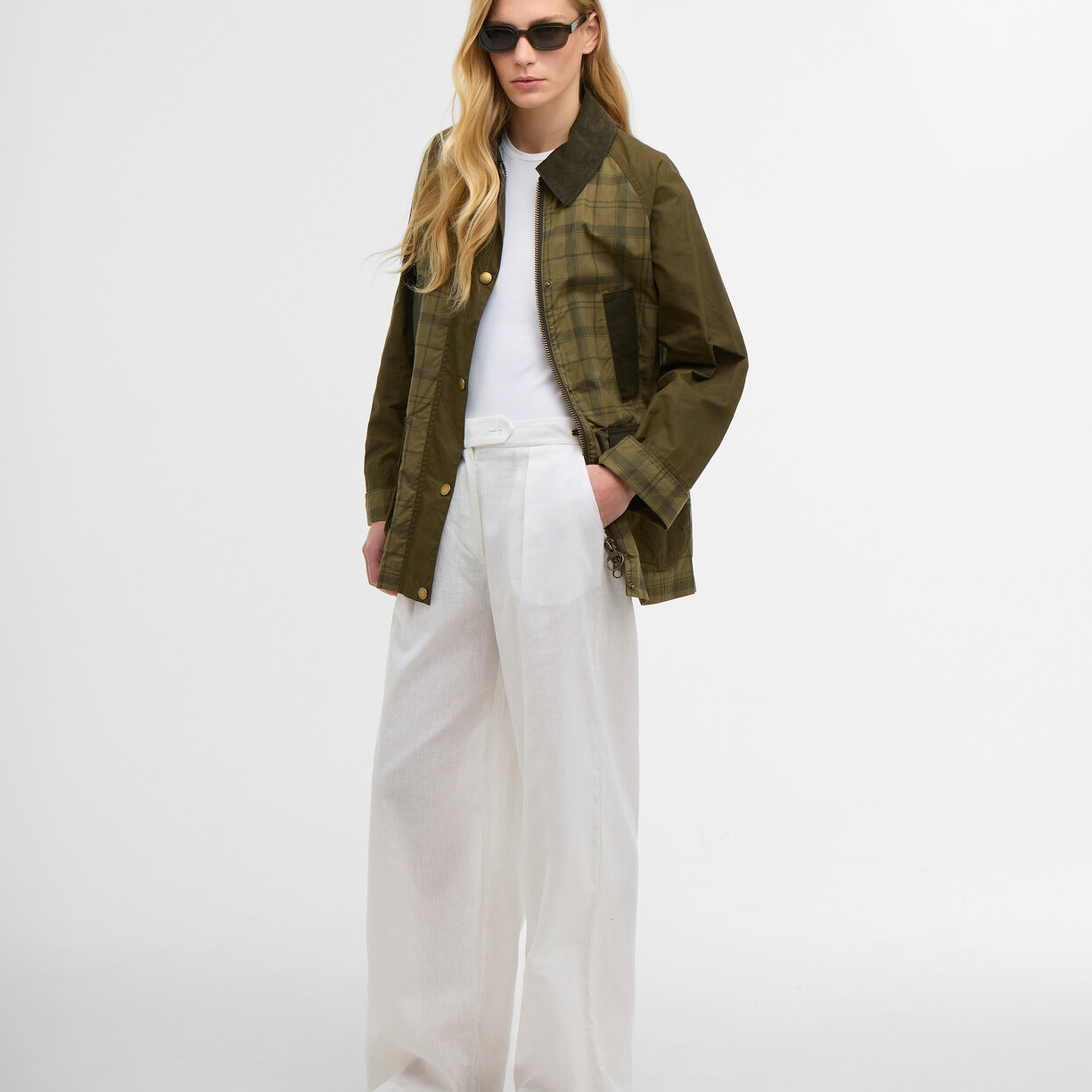 Barbour Modern Tartan Beadnell Casual Ceket