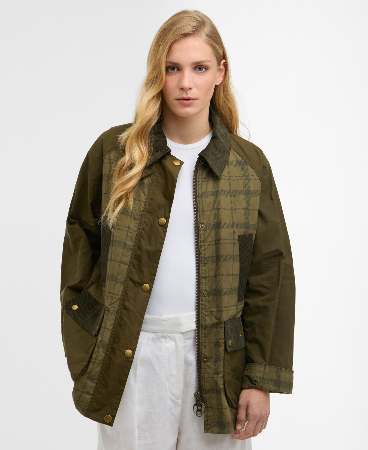 Barbour Modern Tartan Beadnell Casual Ceket