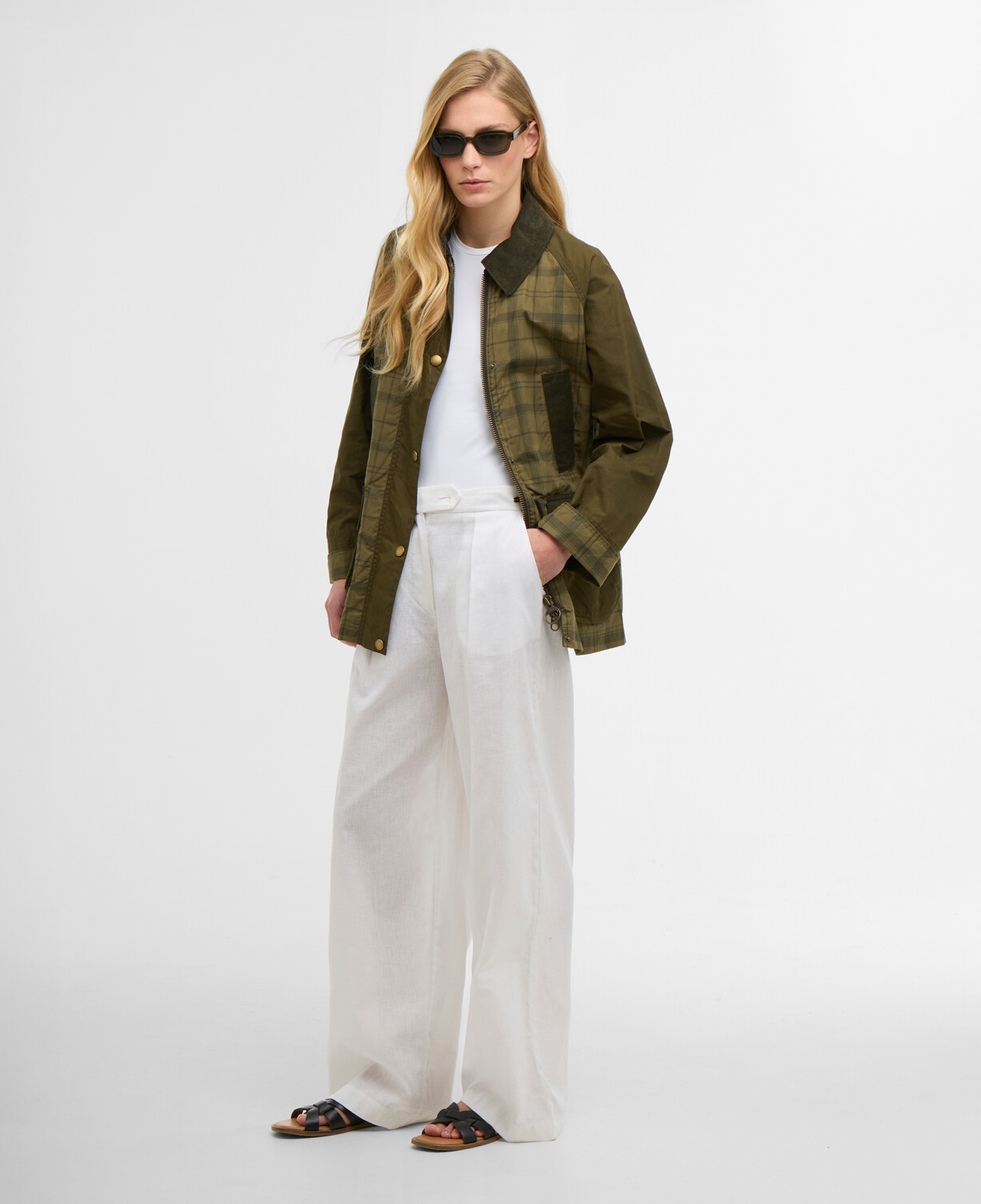 Barbour Modern Tartan Beadnell Casual Ceket