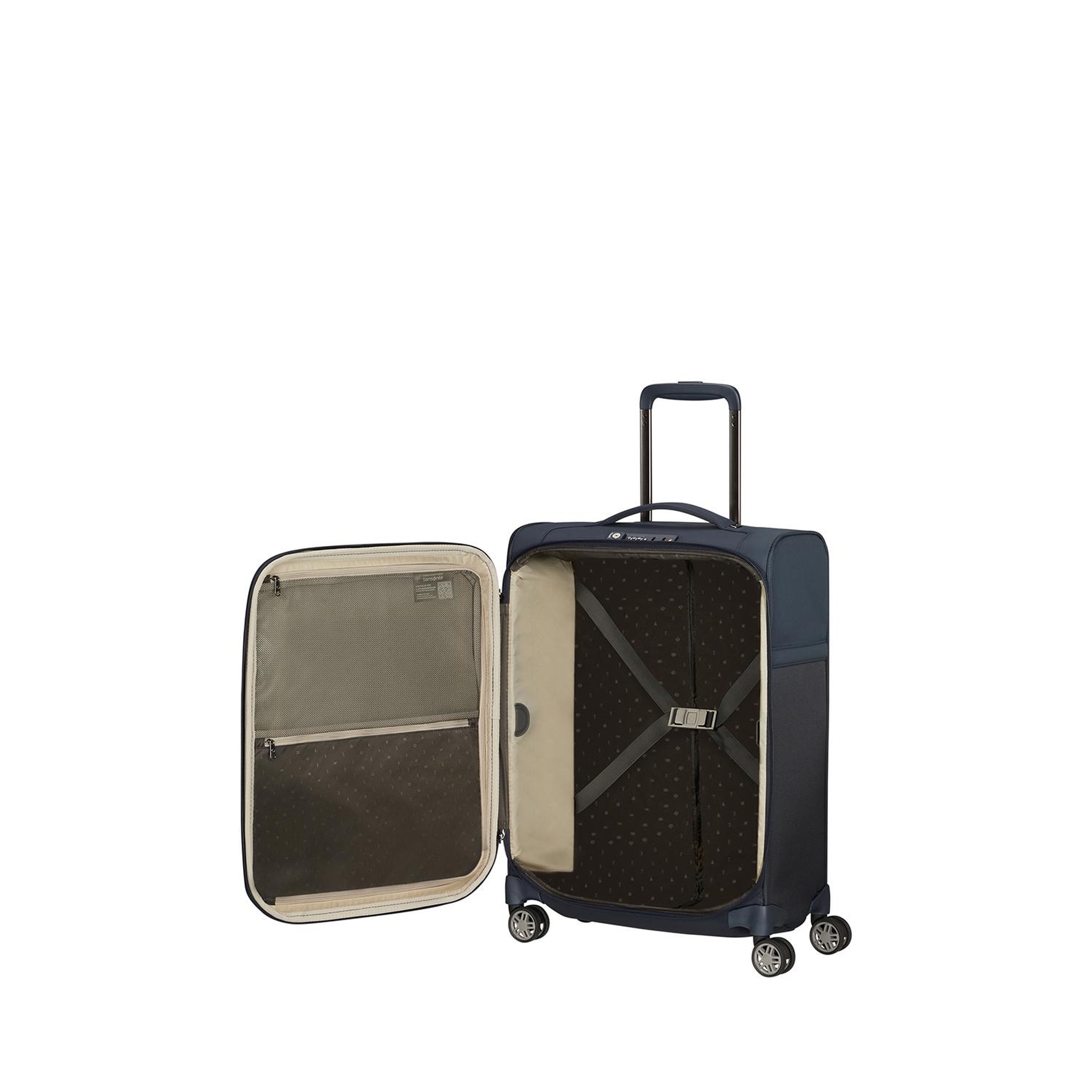 Samsonite Lacivert Airea - 4 Tekerlekli Kabin Boy Valiz 55 Cm