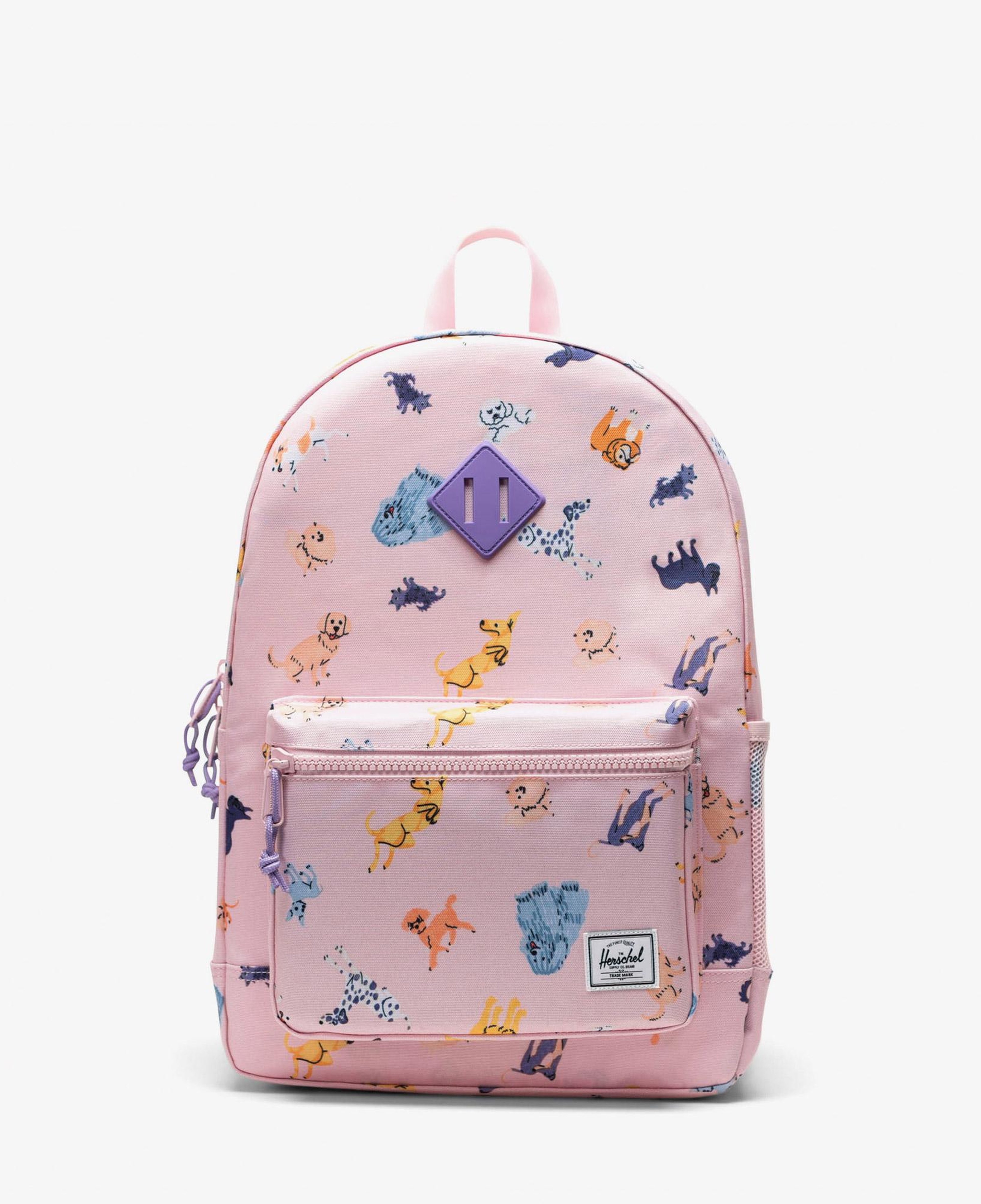 Herschel Heritage Printed Dog Çocuk Pembe Sırt Çantası