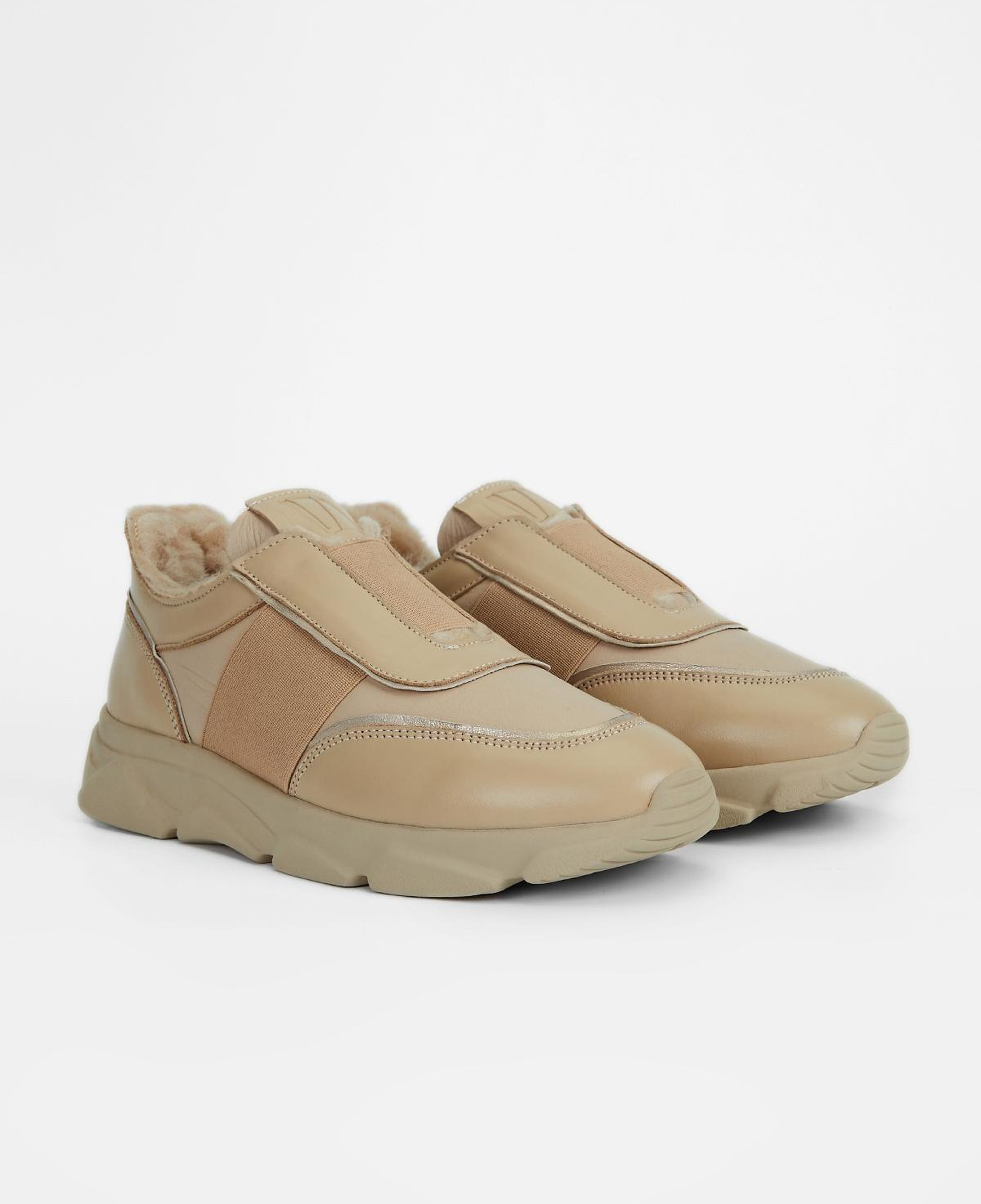Valmenti Kadın Hakiki Deri Vizon Sneakers & Spor Ayakkabı