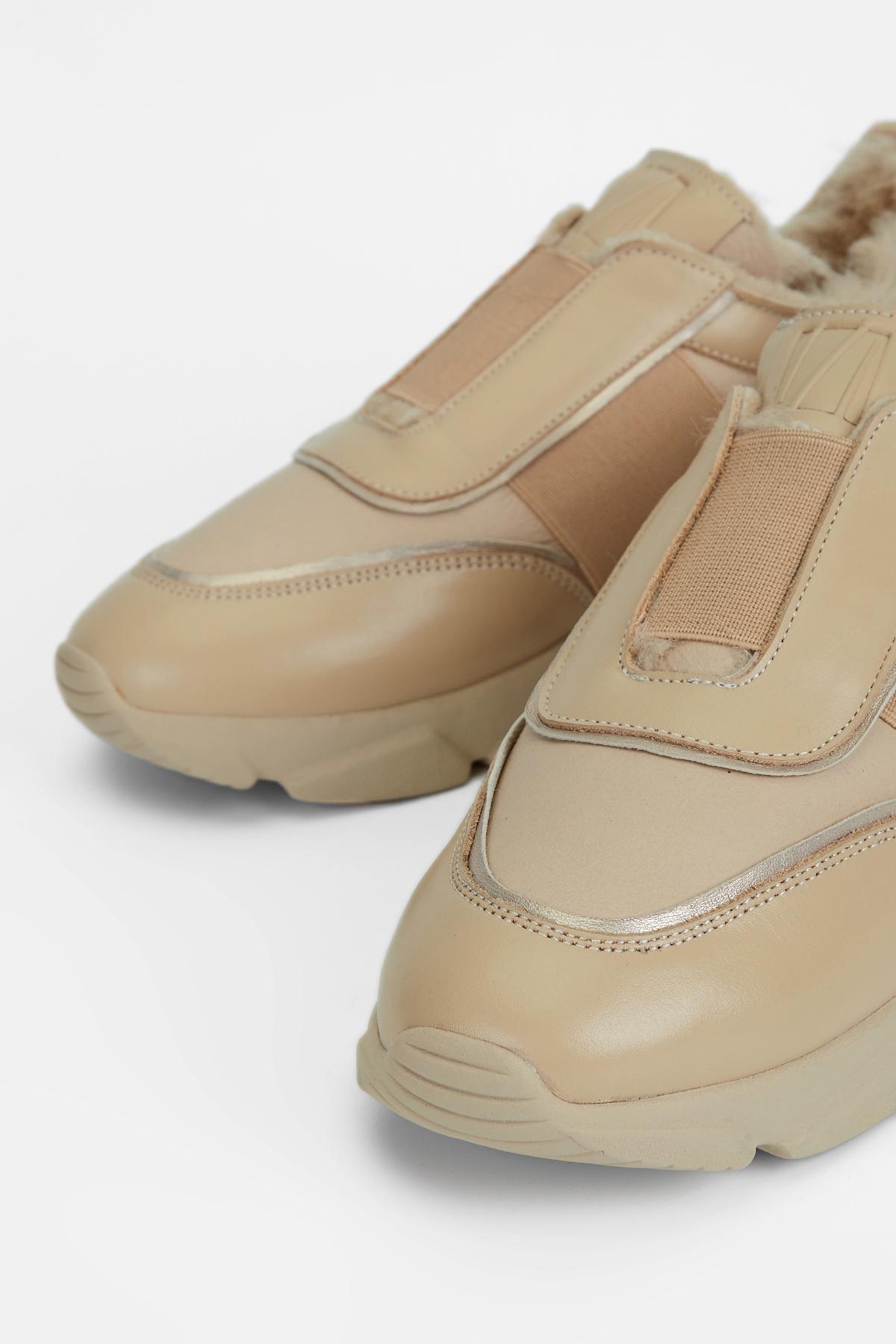 Valmenti Kadın Hakiki Deri Vizon Sneakers & Spor Ayakkabı