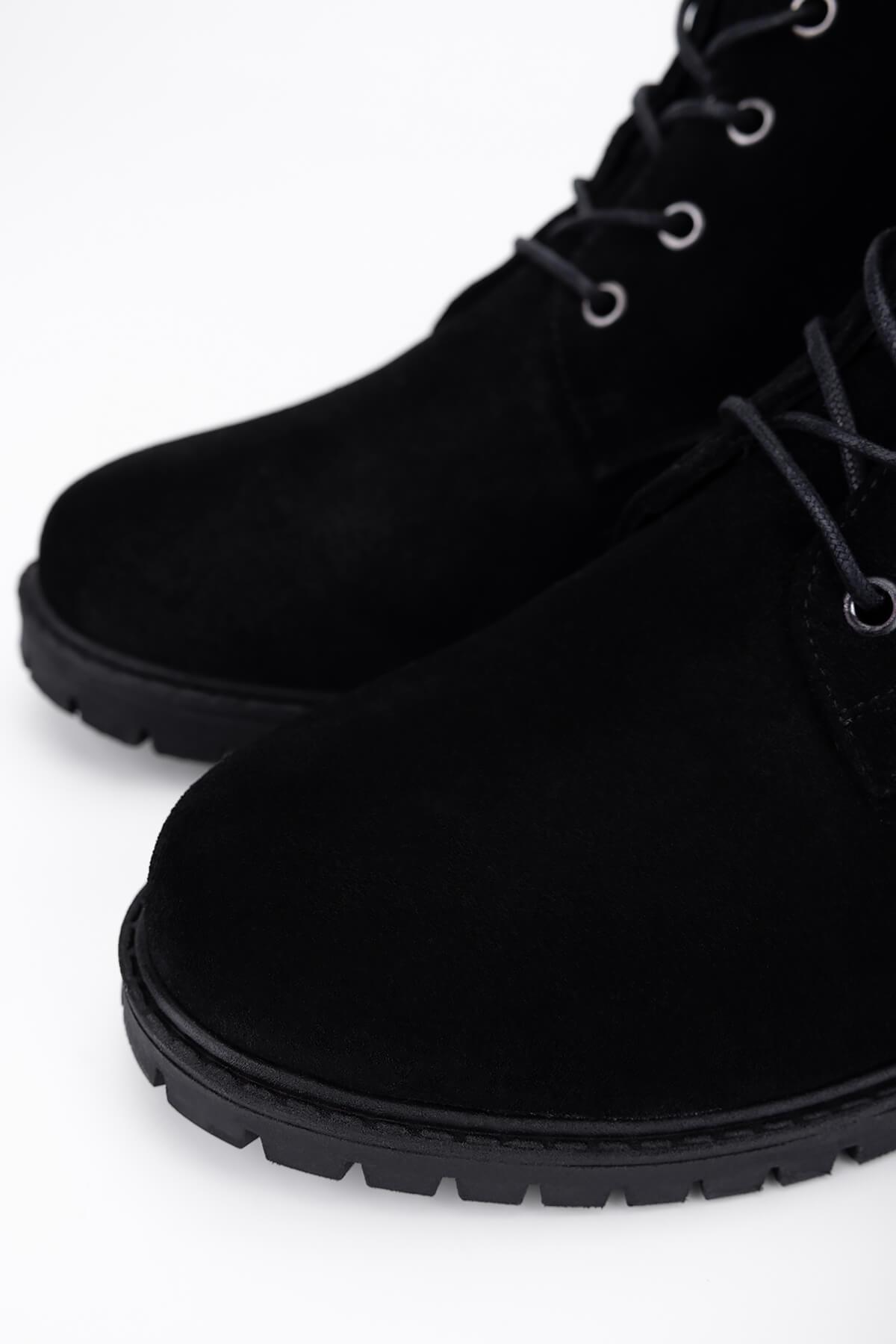 Tamer Tanca Kadın Hakiki Deri Siyah Casual Bot