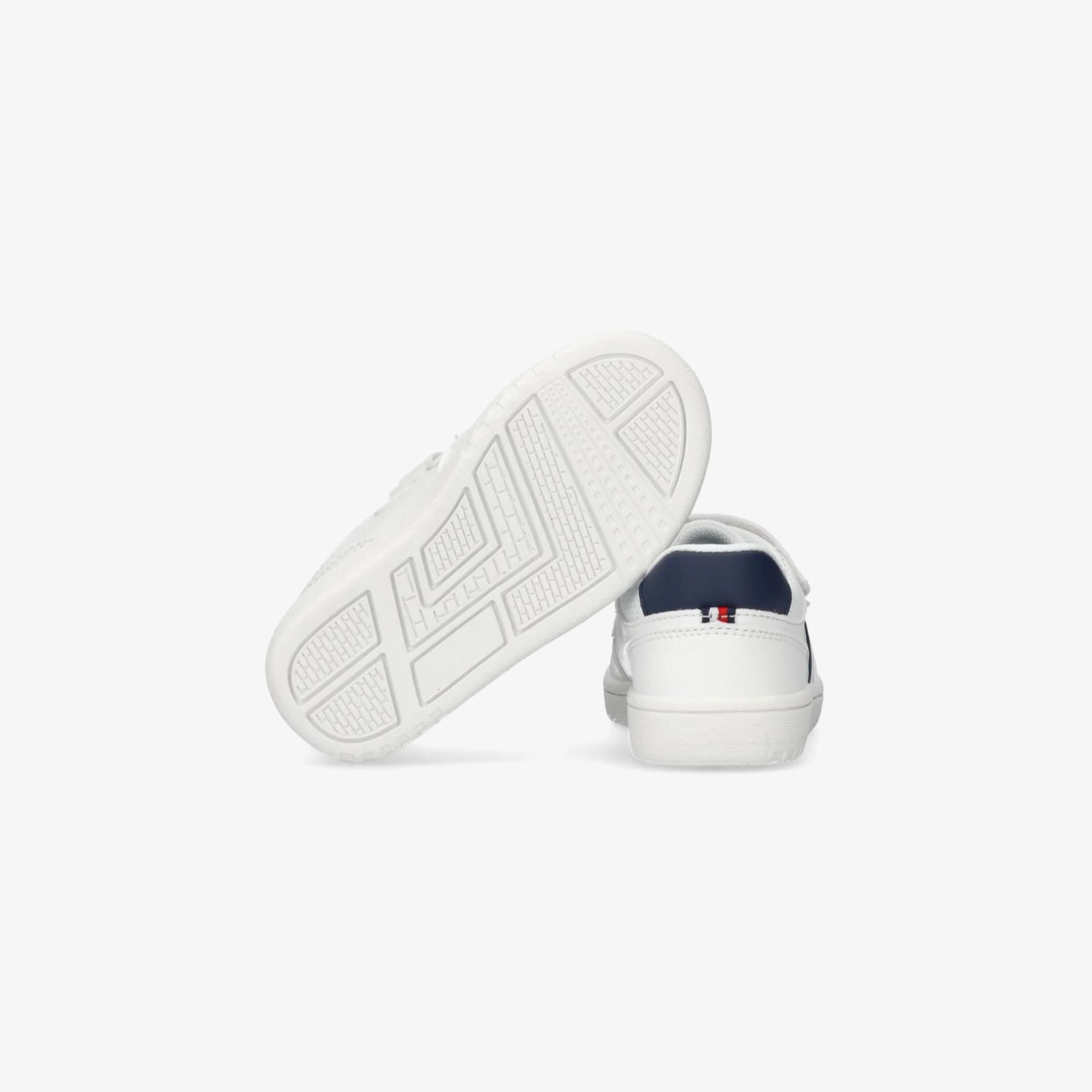 Tommy Hilfiger Flag Velcro Bebek Beyaz Spor Ayakkabı
