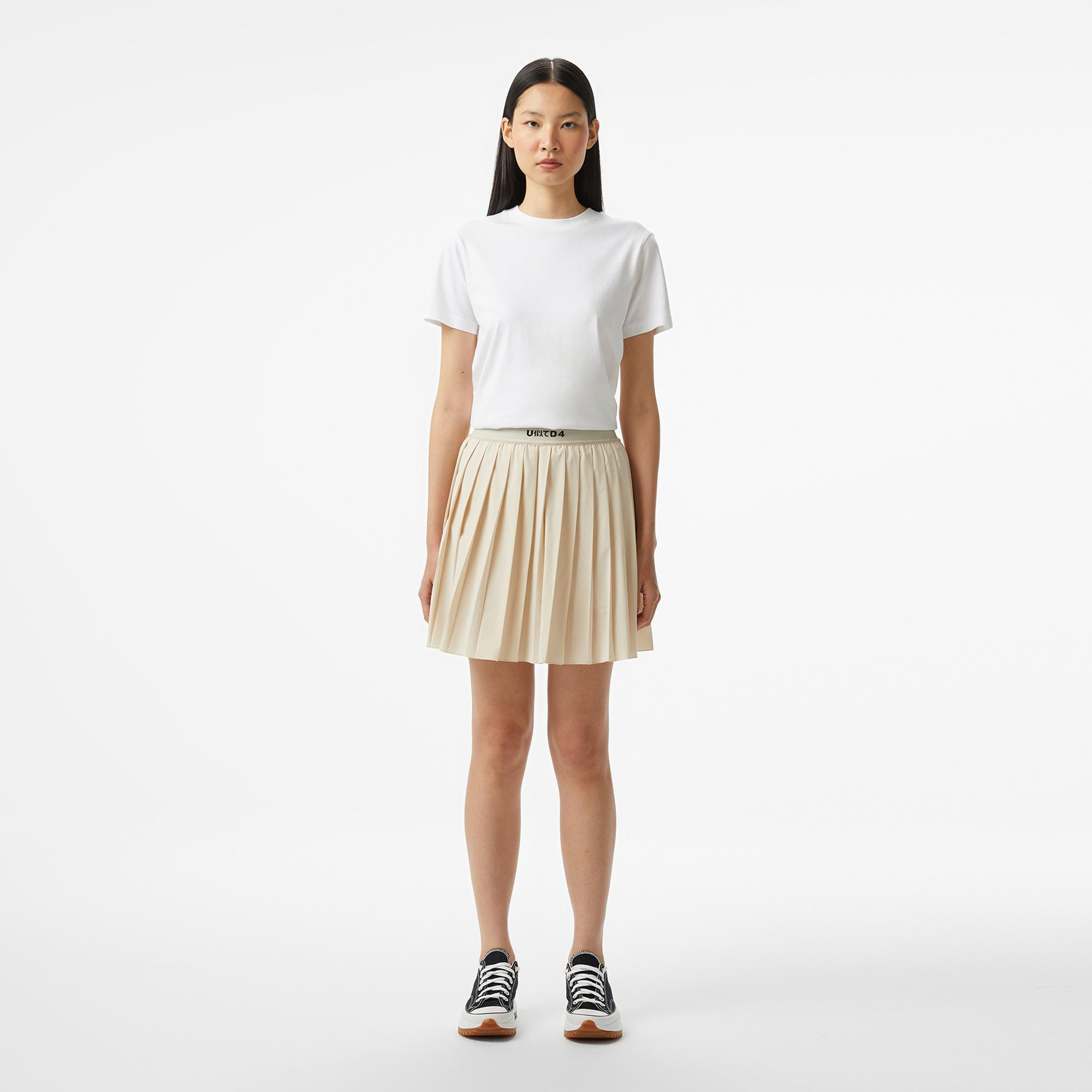 UNITED4 Kadın Krem Etek